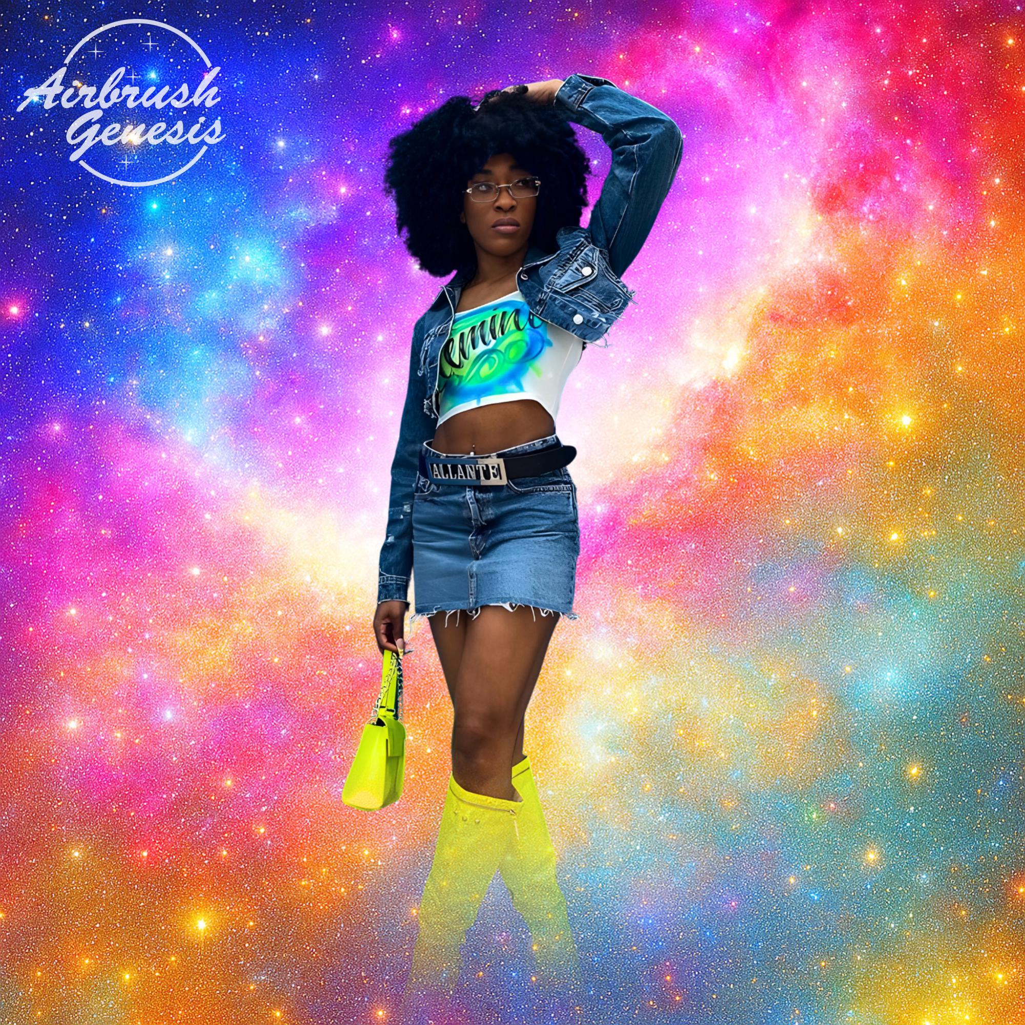 Airbrush T Shirt Script Name - Etsy
