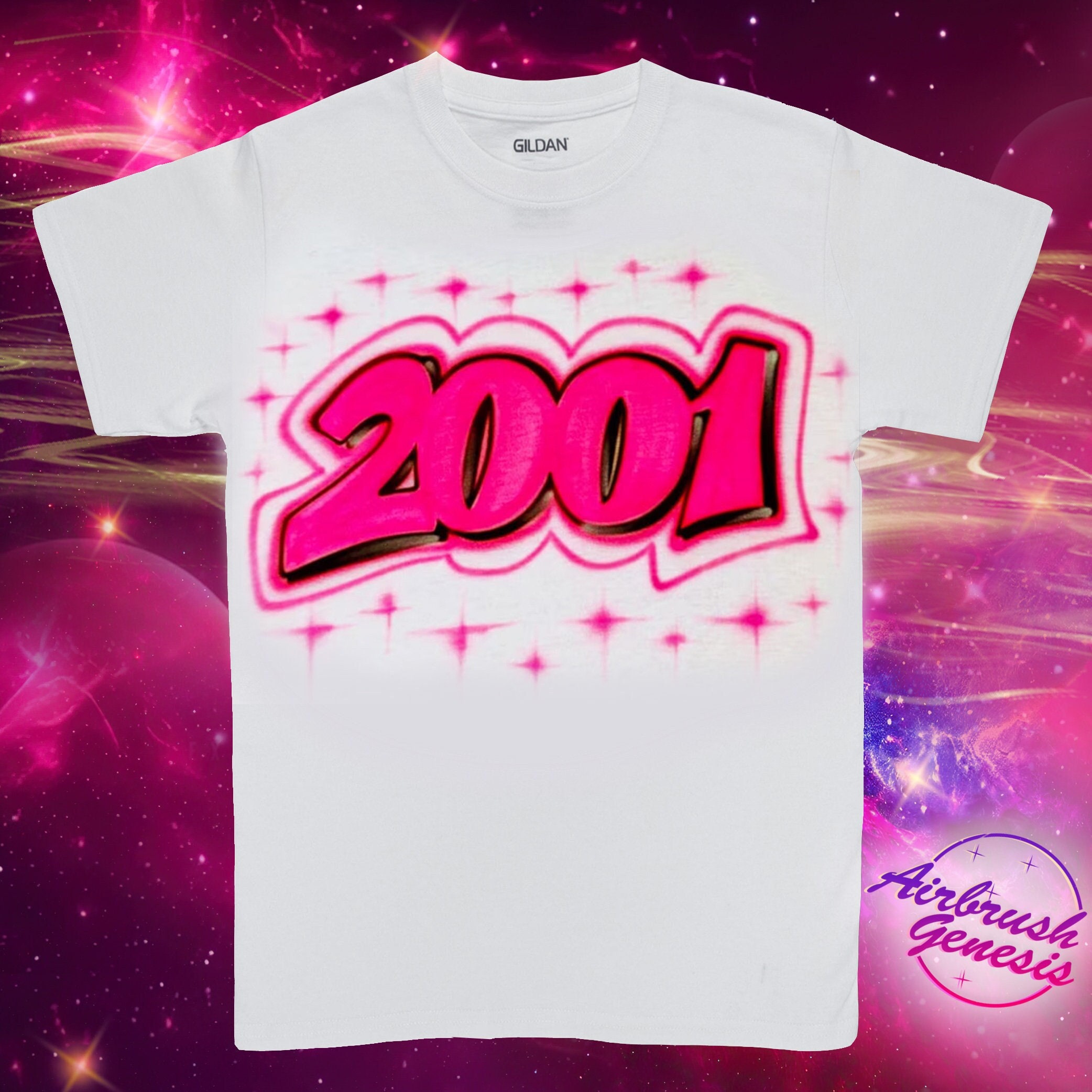 Est Year Design,airbrush T Shirt,airbrushed Shirt,airbrush