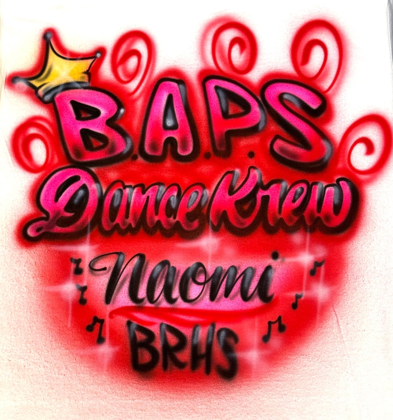Airbrush Custom Tshirt(Design Details A) image 10