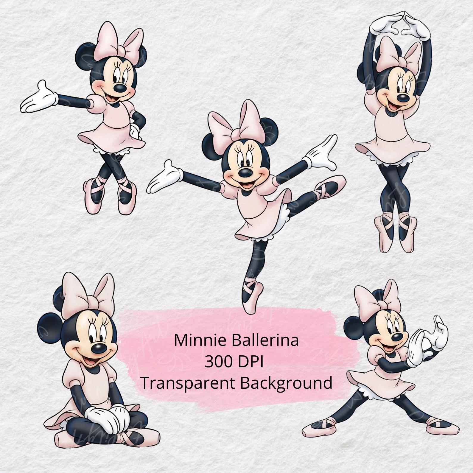 ミニーマウス Minnie Mouse バレリーナ バレー くるみ割り人形