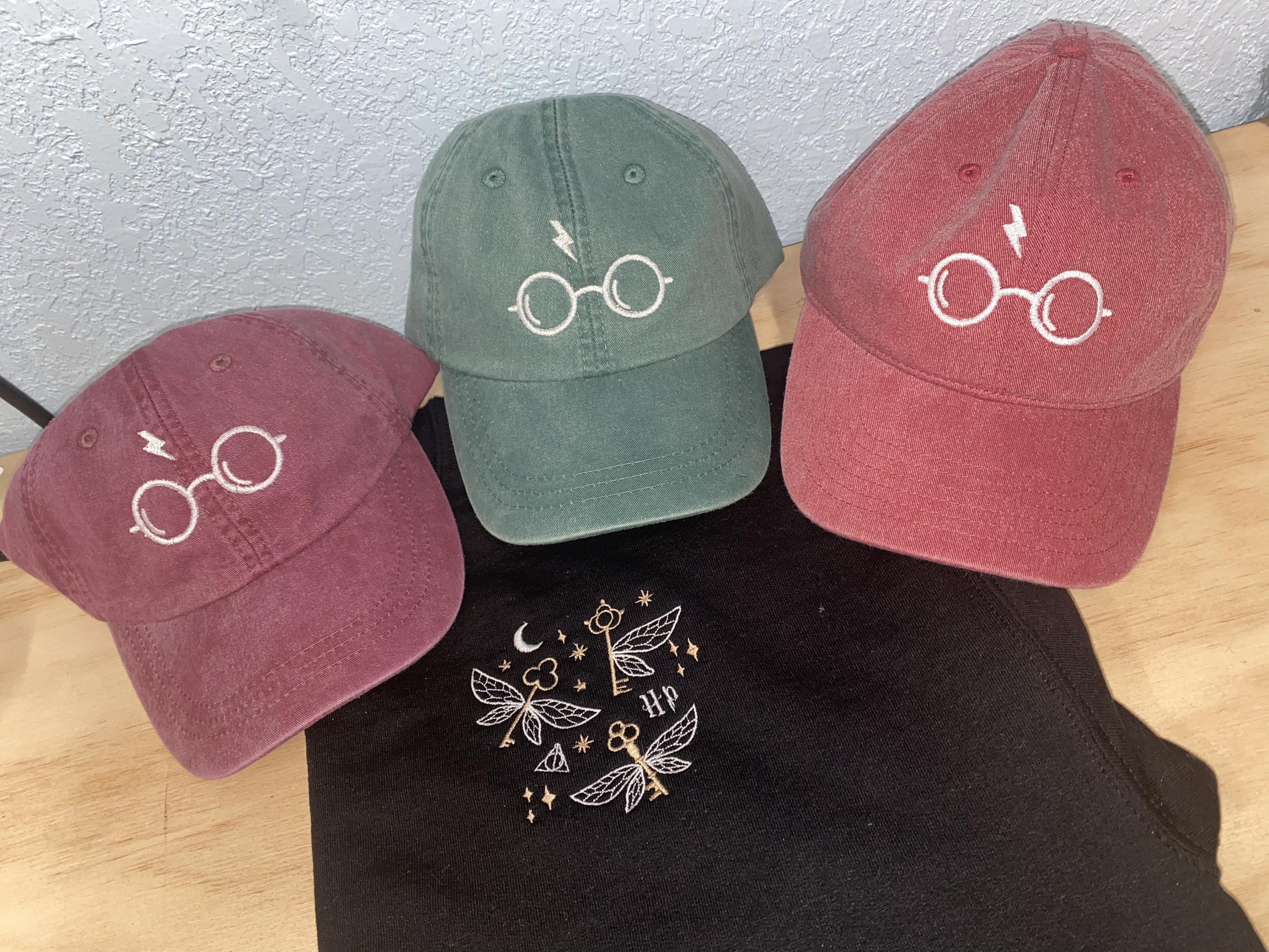 Harry Potter Hat HP Hat Harry Potter Bril Cap Harry Etsy