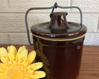 Brown Crock Etsy