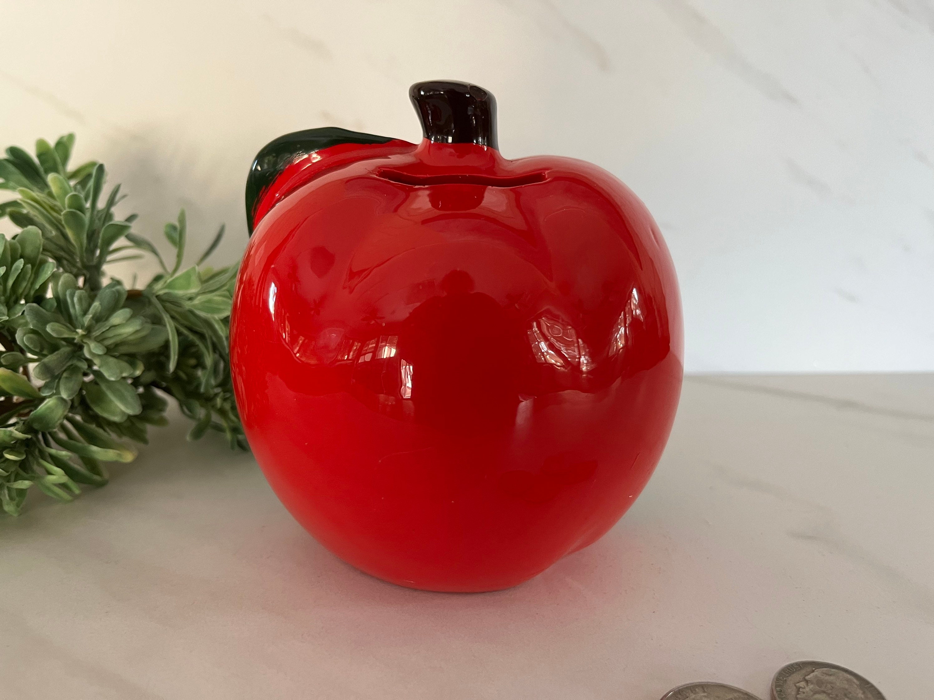 Big Apple Vintage Ceramic New York City Apple Bank new York Etsy