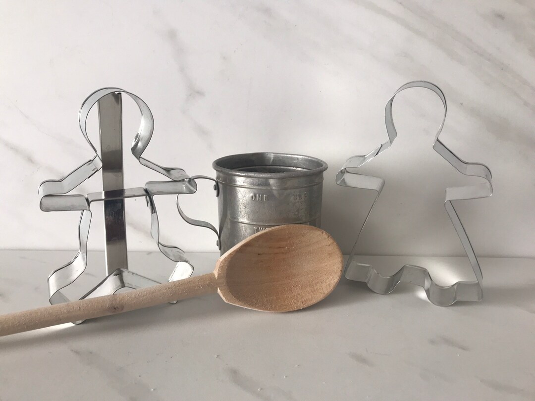 Antique Vintage Gingerbread Boy and Girl Cookie Cutters. Etsy
