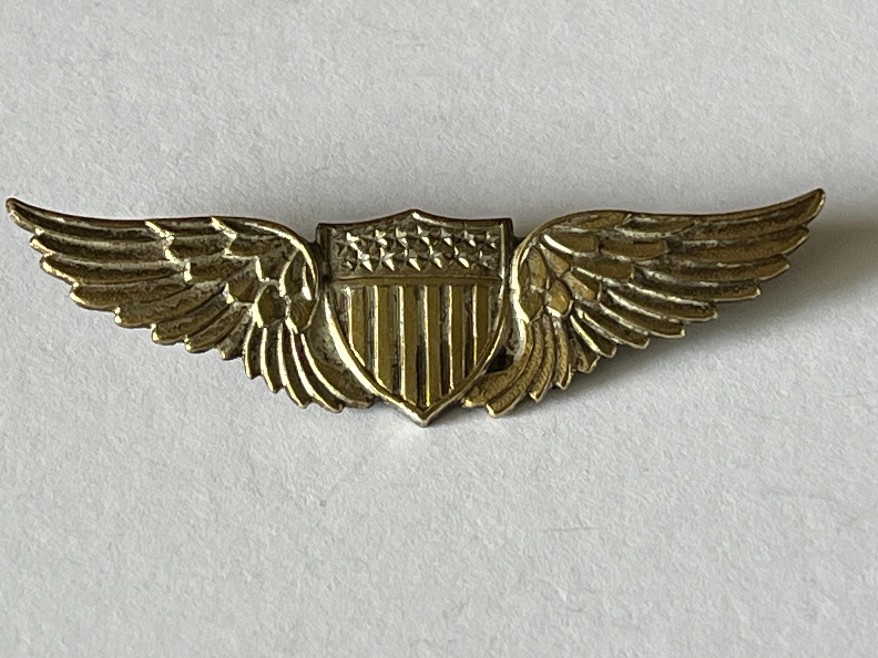 1940's☆ アメリカ陸軍航空隊 ☆Air Crew Wing Pin☆WW2