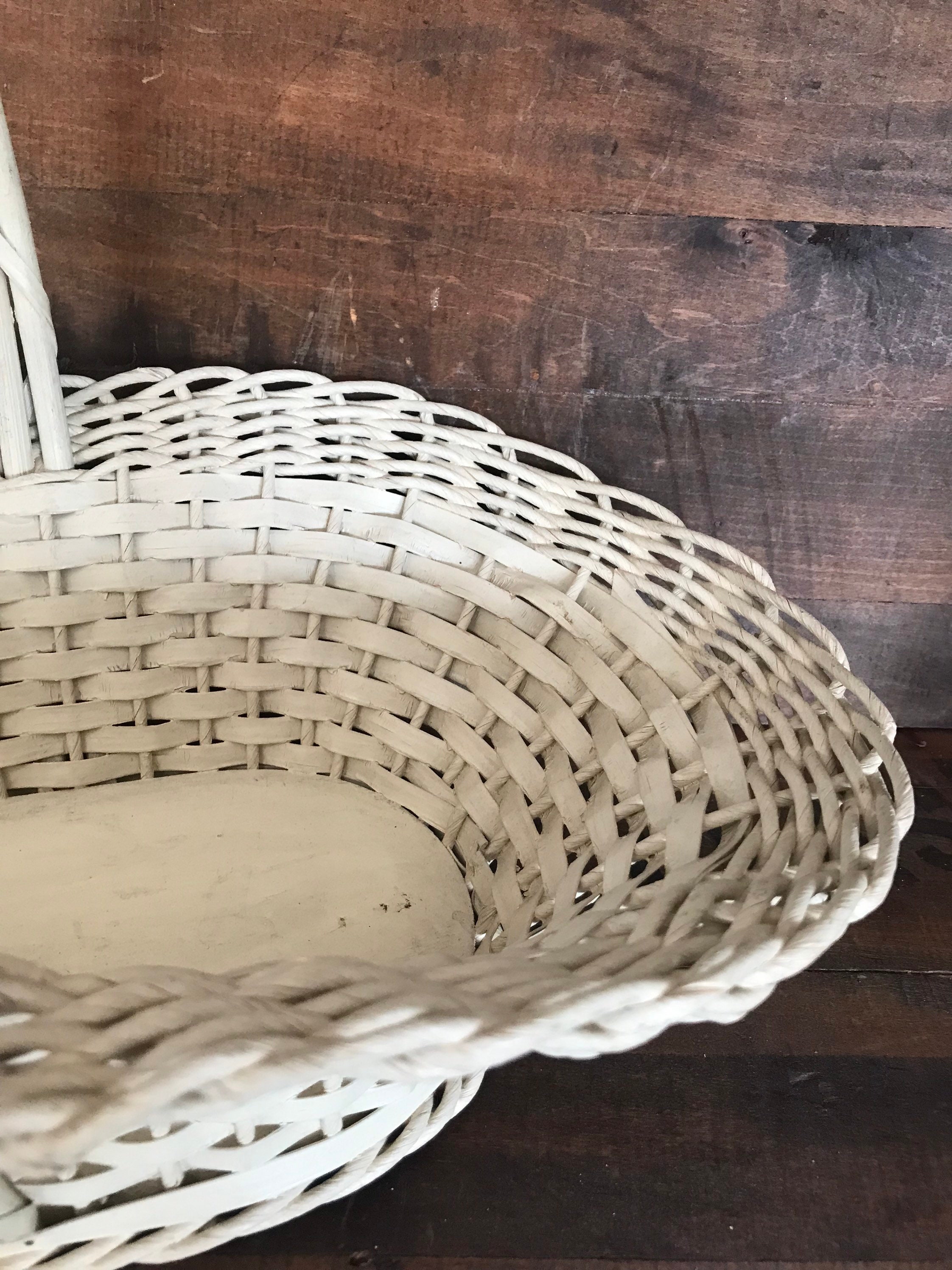 Antique Vintage Harry and David Basket. Marked on Bottom Hand Etsy