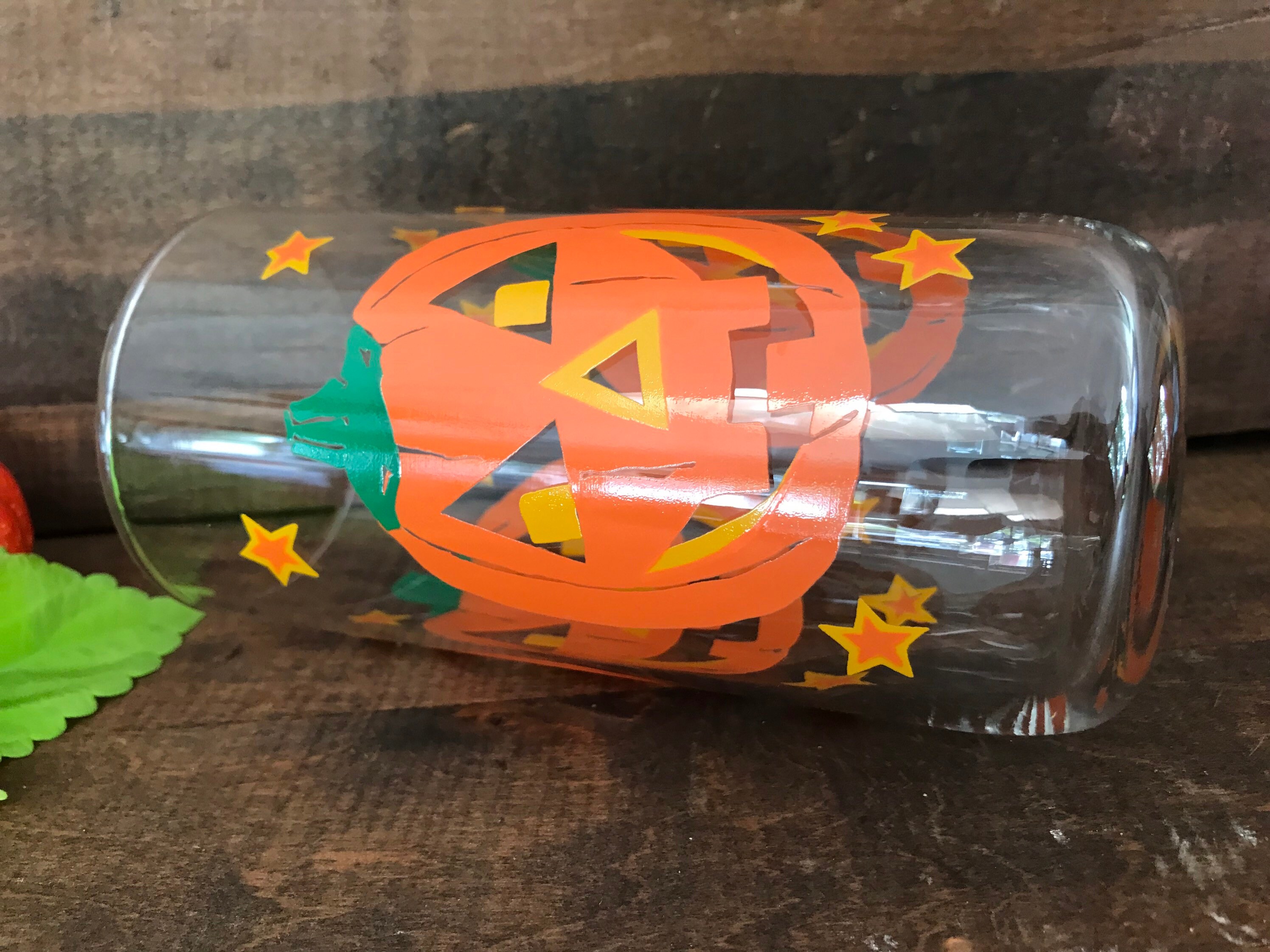 Vintage Halloween Pumpkin Libbey Collectible Drinking Glass. | Etsy