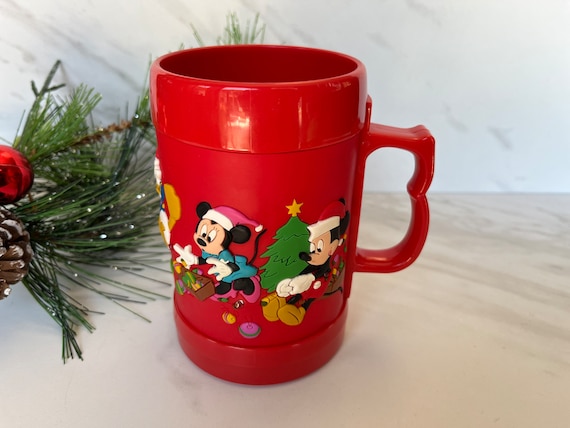 Walt Disney World Vintage Plastic Child's Light up Mug Souvenir