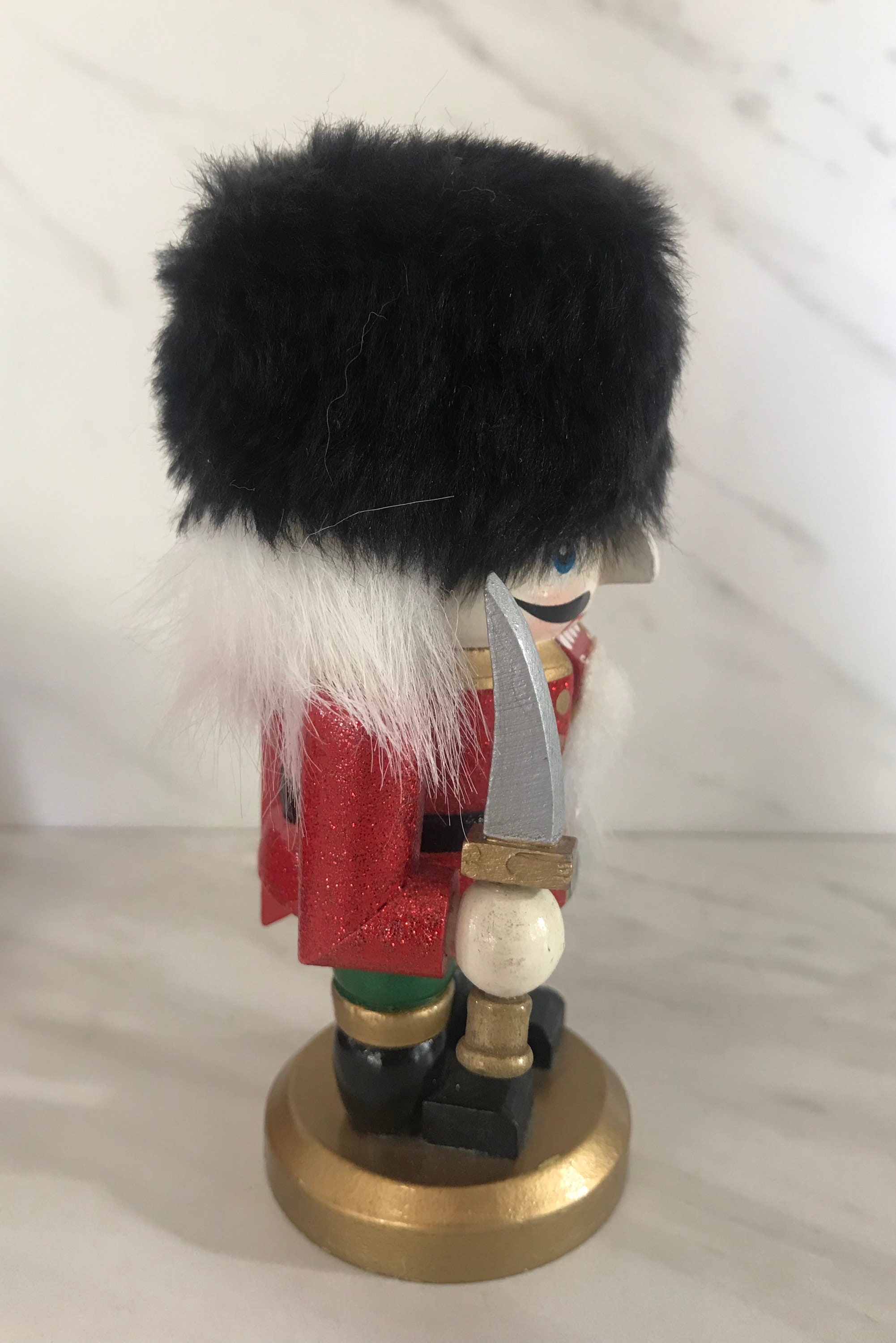 Vintage Nutcracker Royal Guard With Sword. Ornate Uniform and Etsy