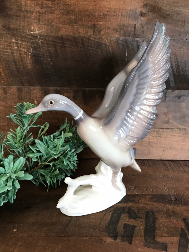 Rare Vintage Mallard Duck Ceramic Figurine 1950s. Original Etsy