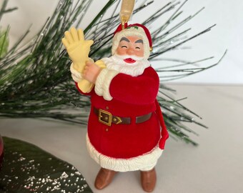 Santa Hallmark Vintage Christmas Ornament “‘Twas the Night Before Christmas” Original box 2001