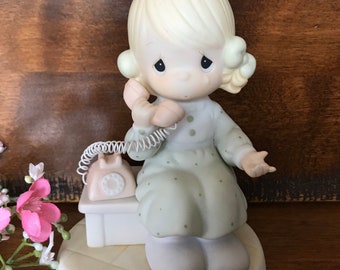 Precious Moments Vintage Figurine “Tell It To Jesus” Enesco Corp. 1989