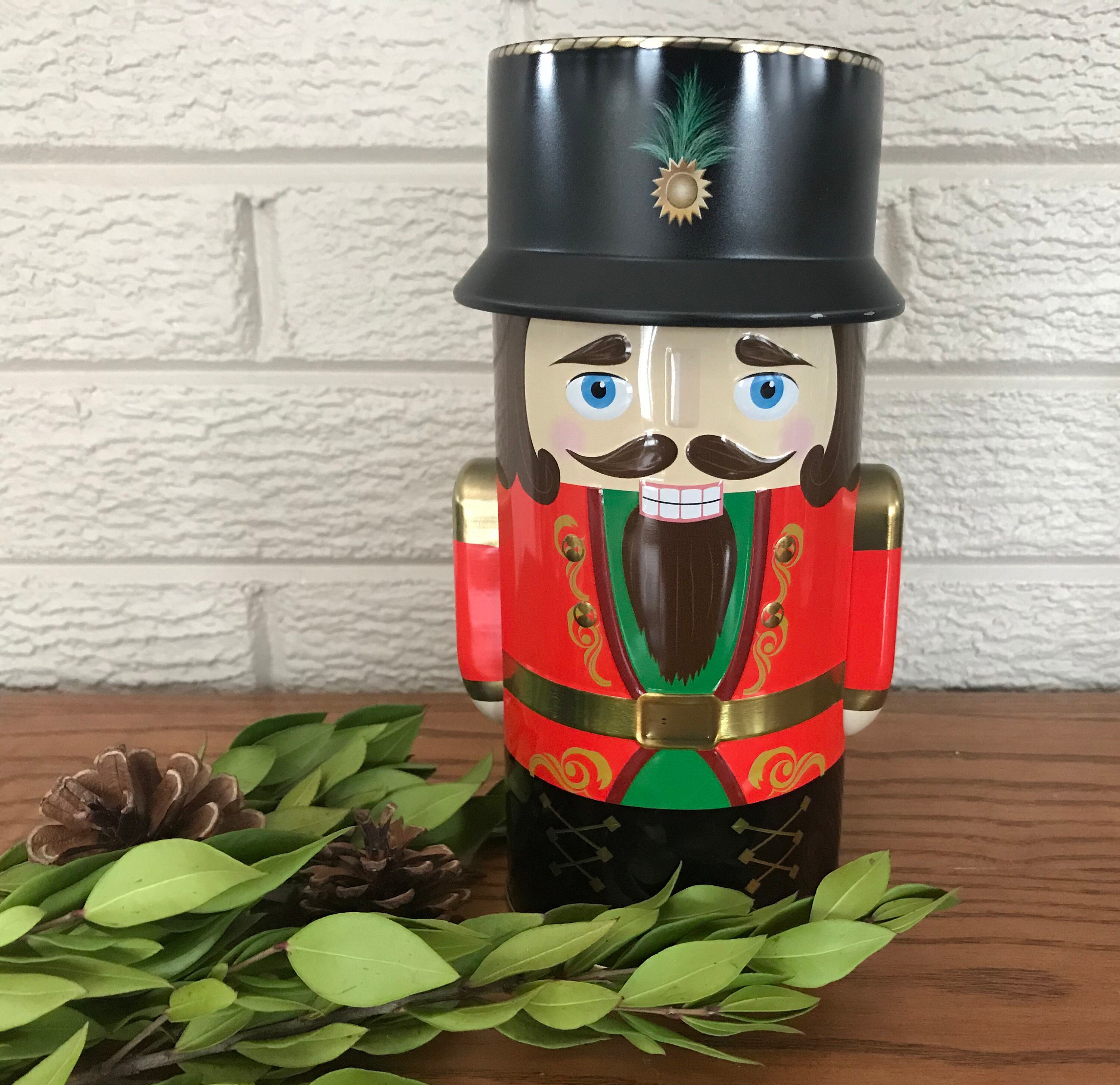 Vintage Nutcracker Cookie or Candy Tin. No markings on bottom. Etsy