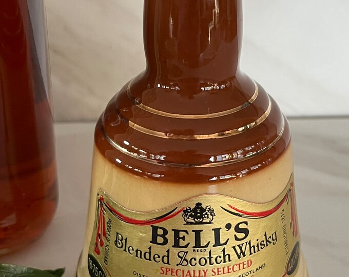 Bells Whiskey Scotch Vintage Decanter. Made by Wade in Perth Scotland