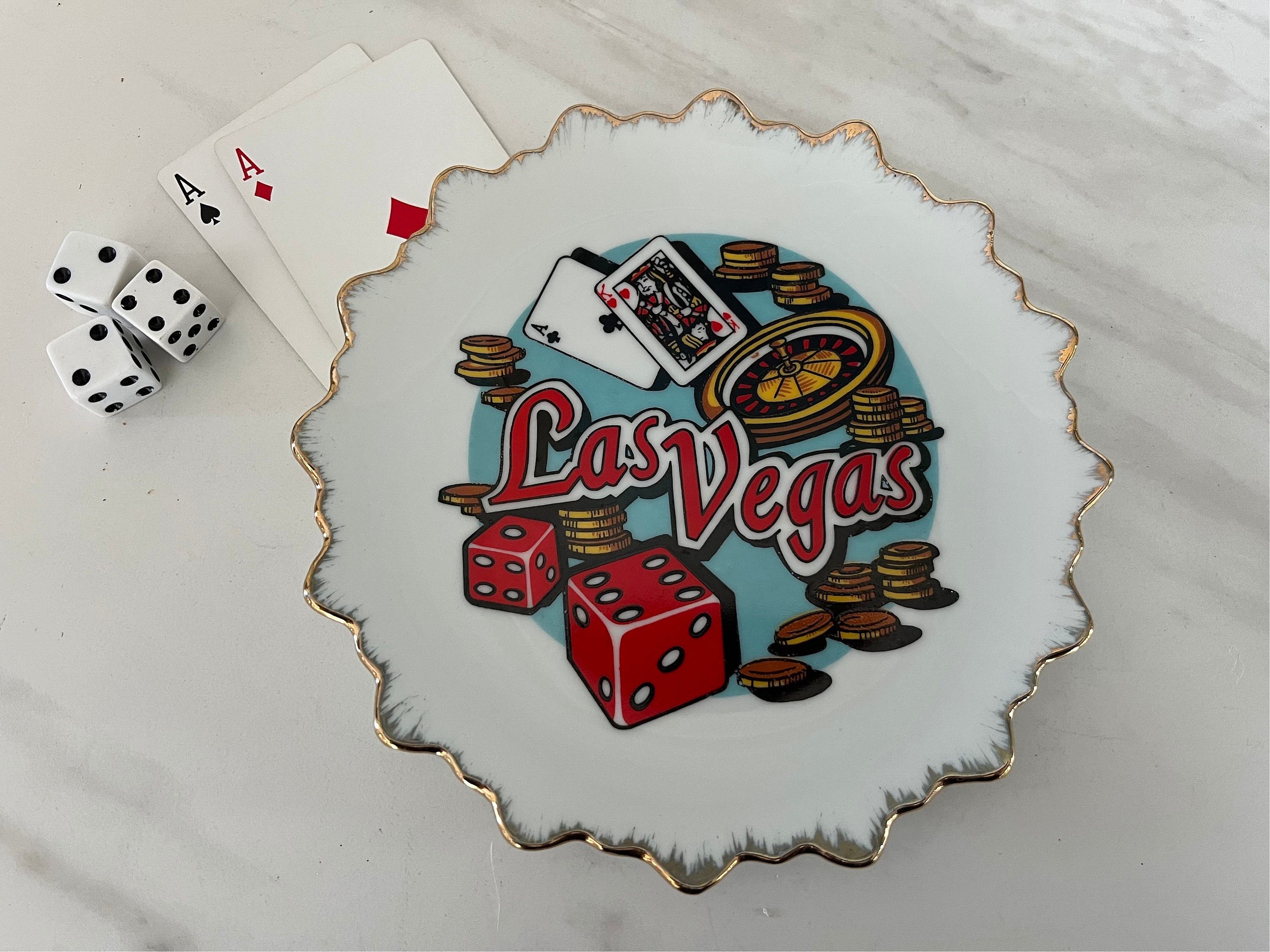 Las Vegas Strip Landmark Foil Playing Cards, Vegas Cards