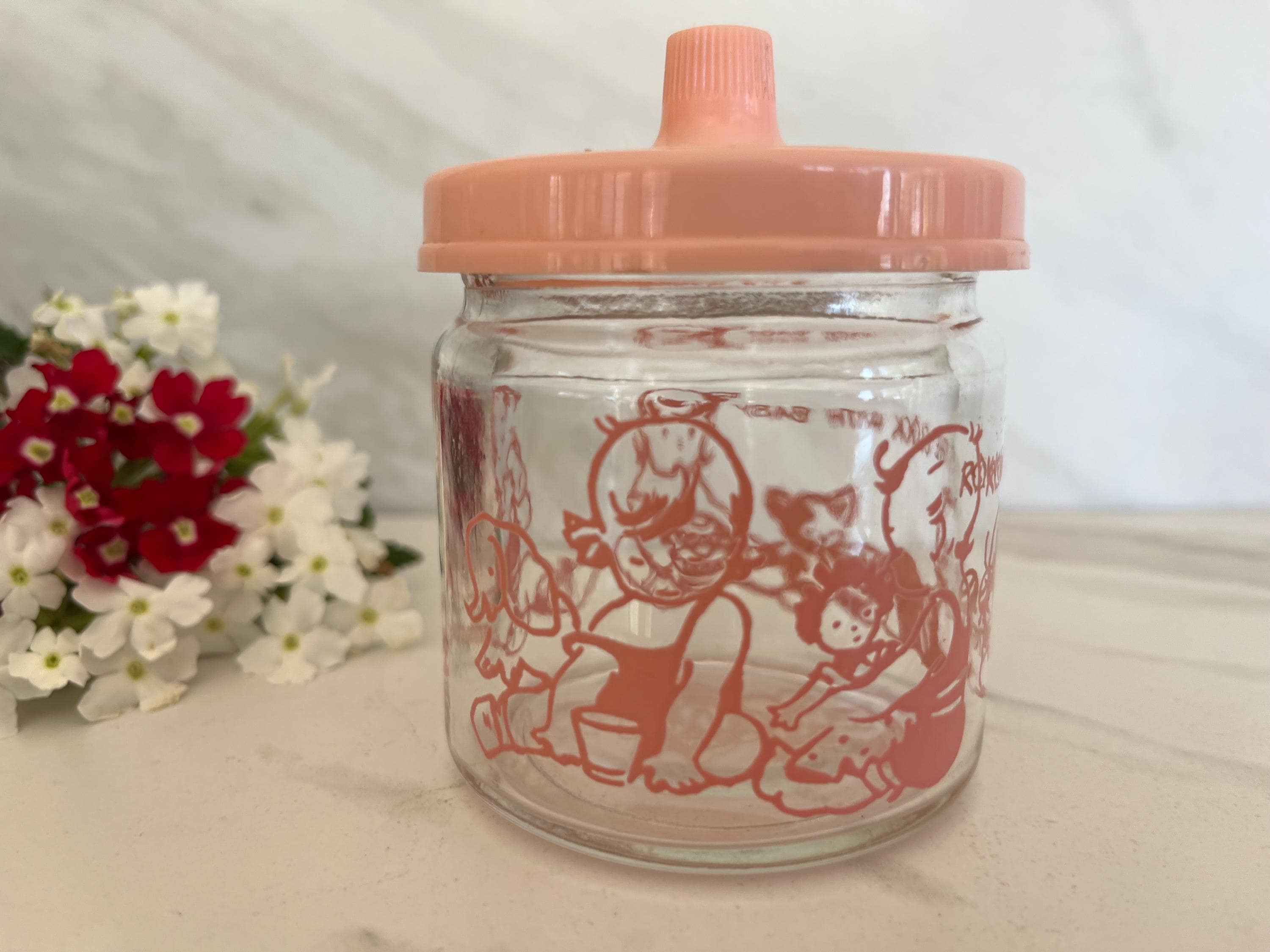 Vintage Nursery Baby Vanity Jars - Etsy