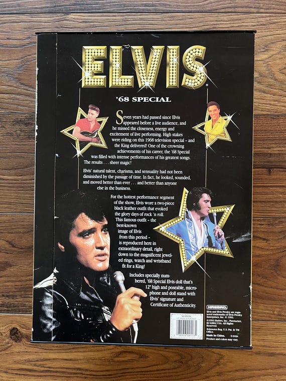 Elvis Presley 68' Special Elvis Doll. Original Box. Never