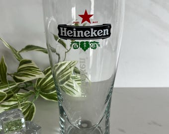Heineken Red Star Vintage Beer Glass 1990’s