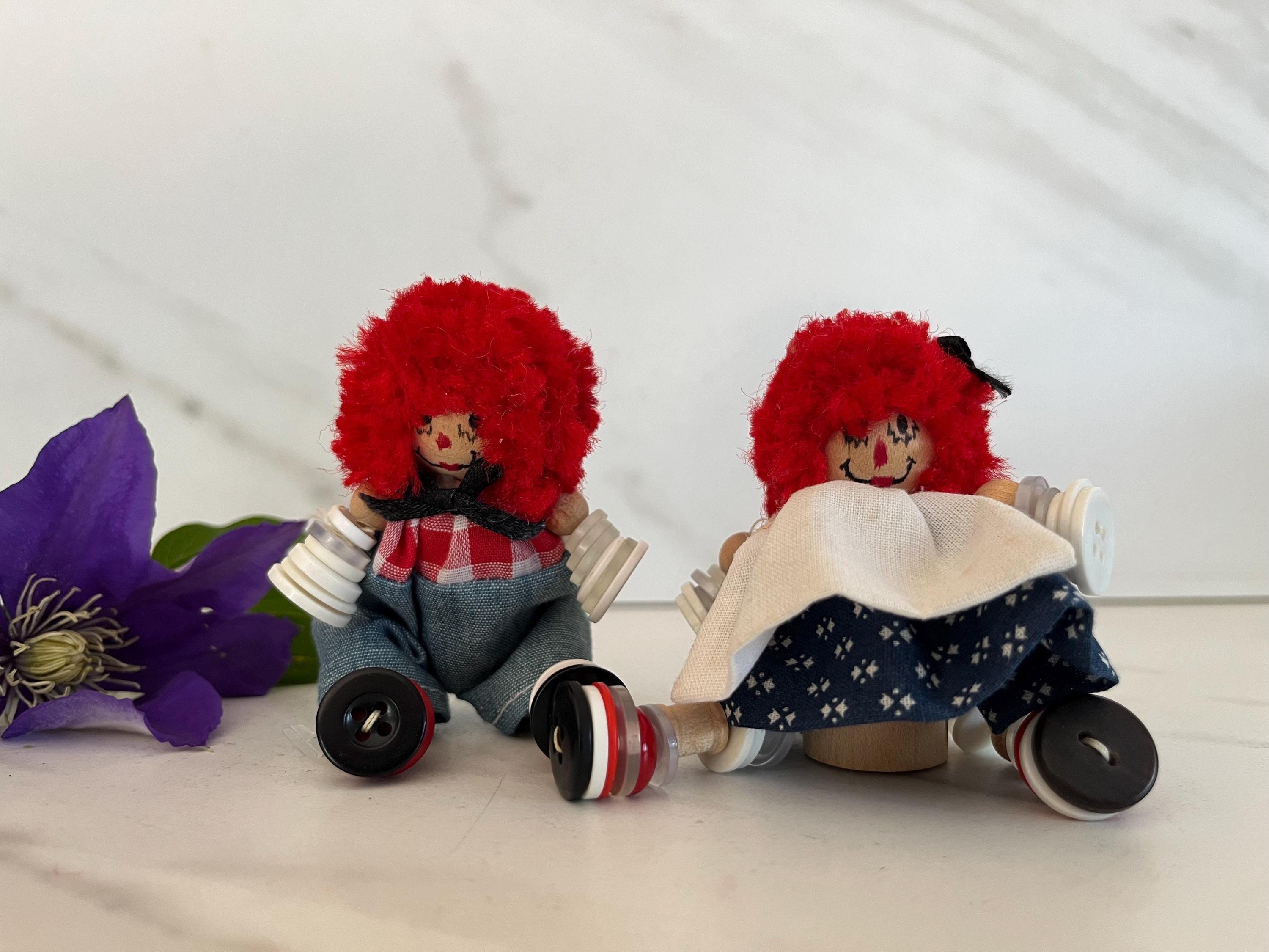 Mini Raggedy Ann - Etsy