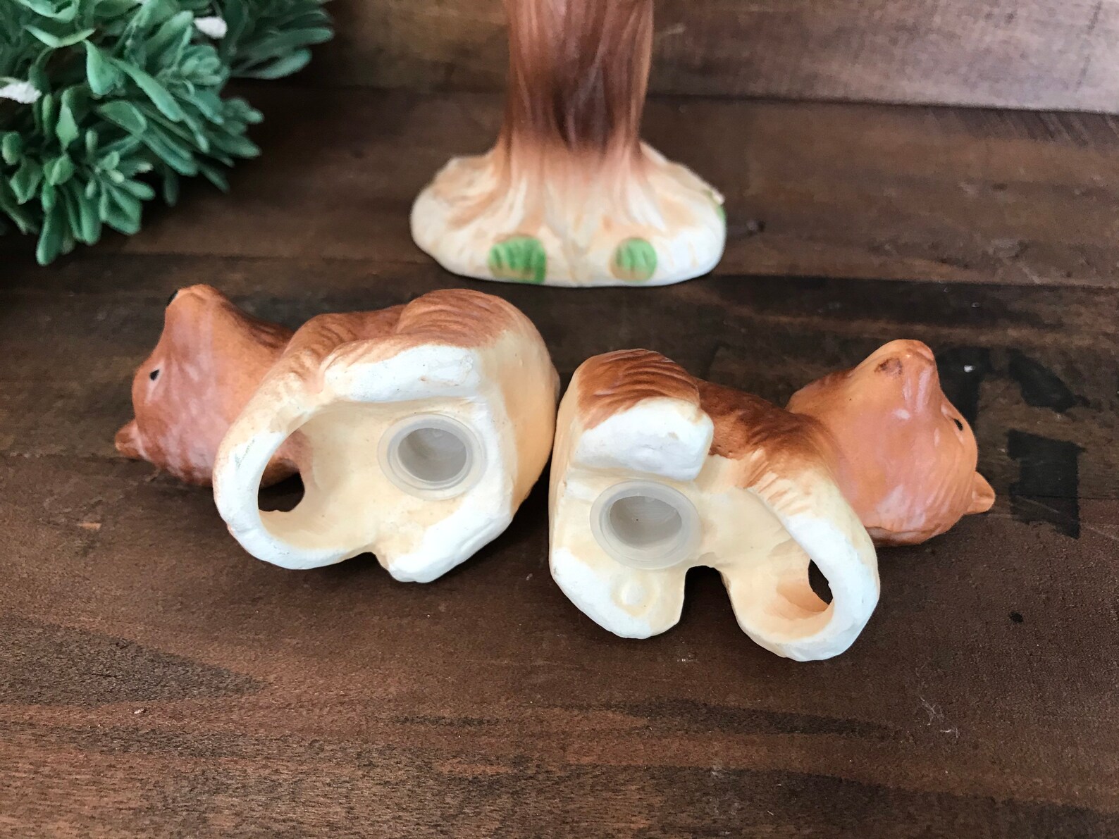 Vintage Brown Bears Salt and Pepper Shakers. Ceramic Kentucky Etsy