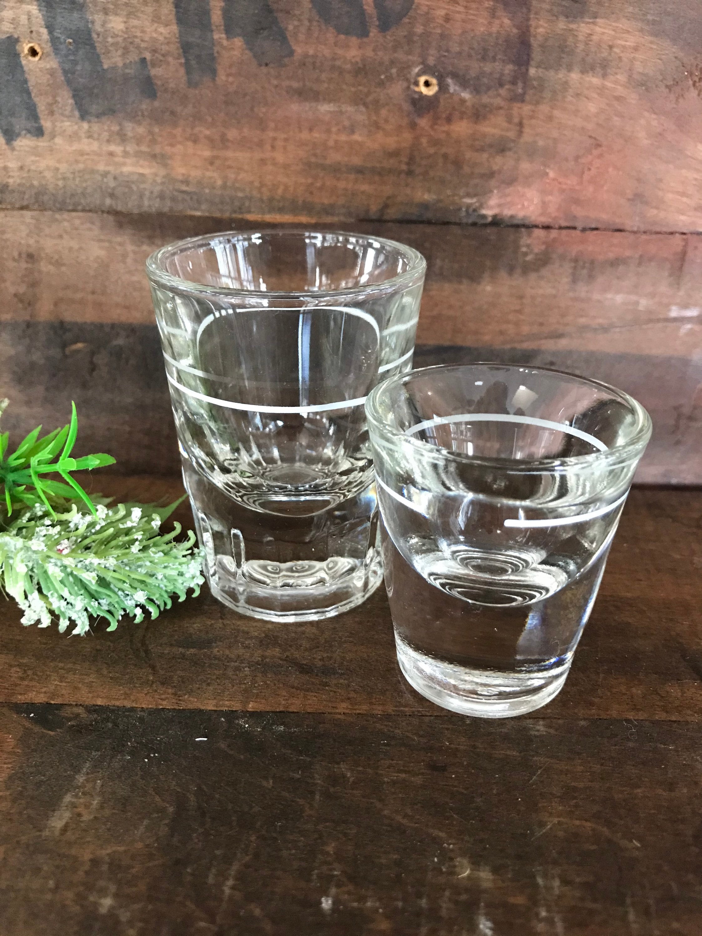 Vintage Libbey Classic Shot Glass Set 1960s/1970s Marked Etsy
