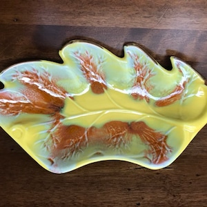Ashtray Retro Mid Century Yellow Modern Ashtray California Pottery USA #800 Vintage Drip Glazed Ashtray or Cigar Ashtray. 1960\1970’s