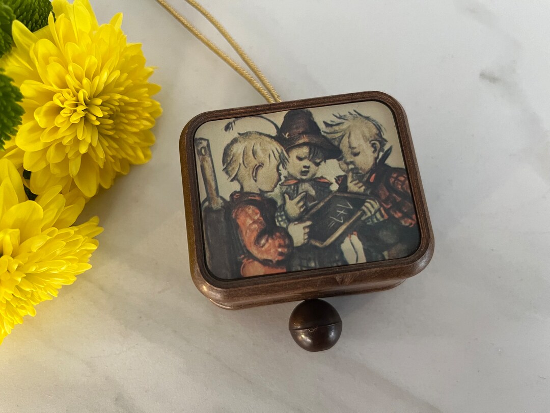 Hummel Style Hanging Music Box. Plastic Box With Pull String. Etsy