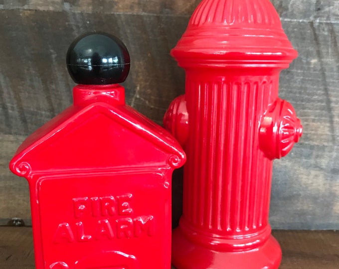 Avon Vintage Fire Hydrant and Fire Alarm Box Collector Perfume After ...