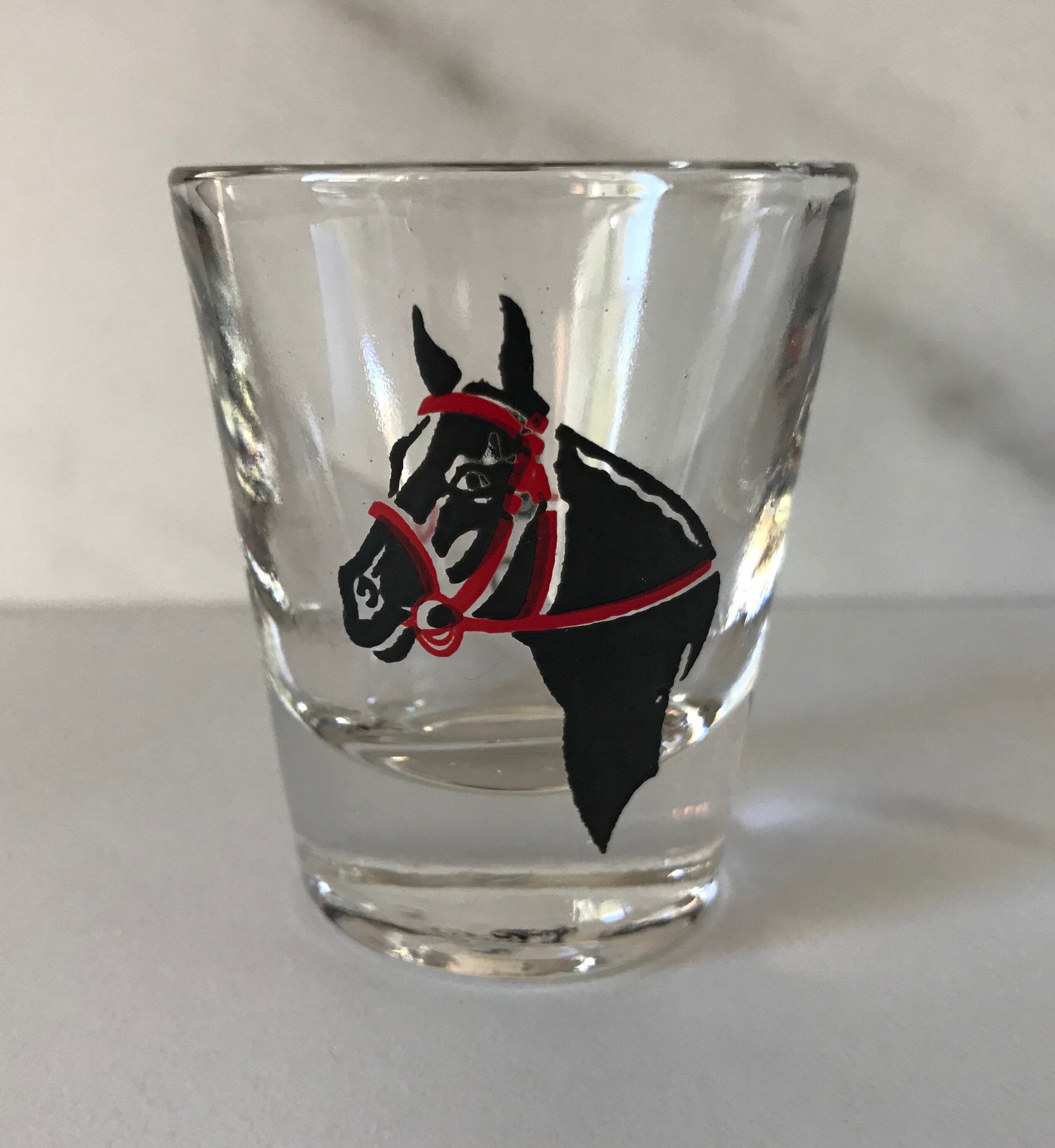 Vintage Kentucky Derby Shot Glass 1980s and Vintage Kentucky Etsy