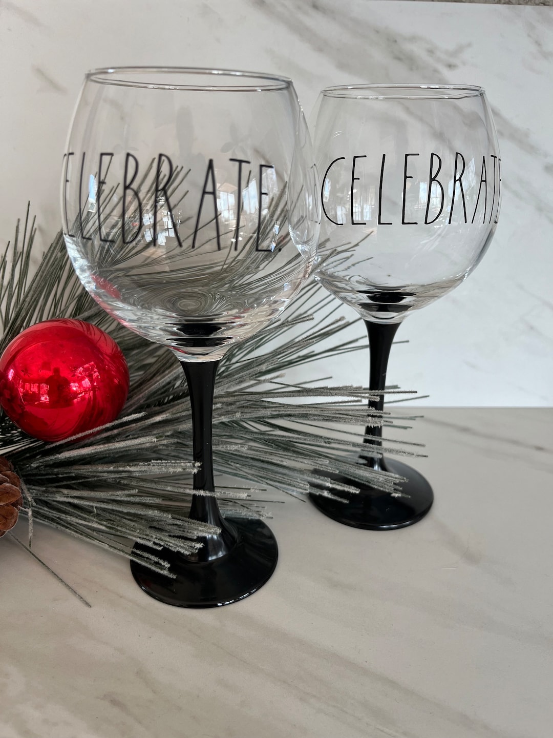 Rae Dunn Wine Glasses