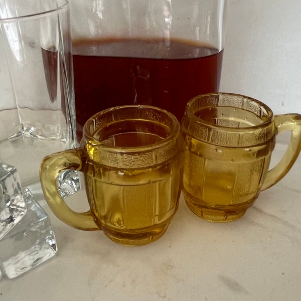 Glass 1960s Shot Glasses Etsy