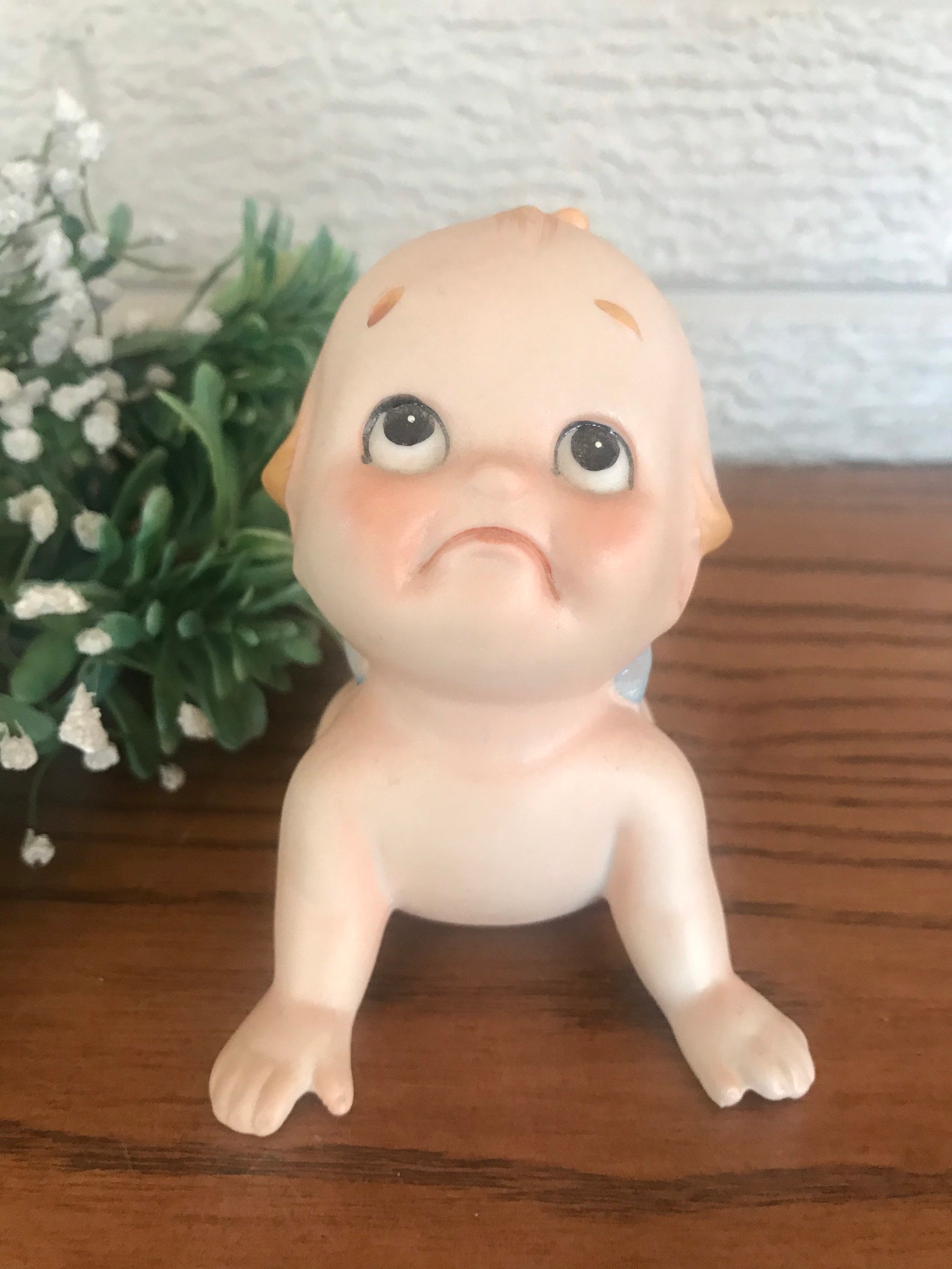 Lefton Bisque Porcelain Acrobatic Kewpie Figurine. Marked Etsy
