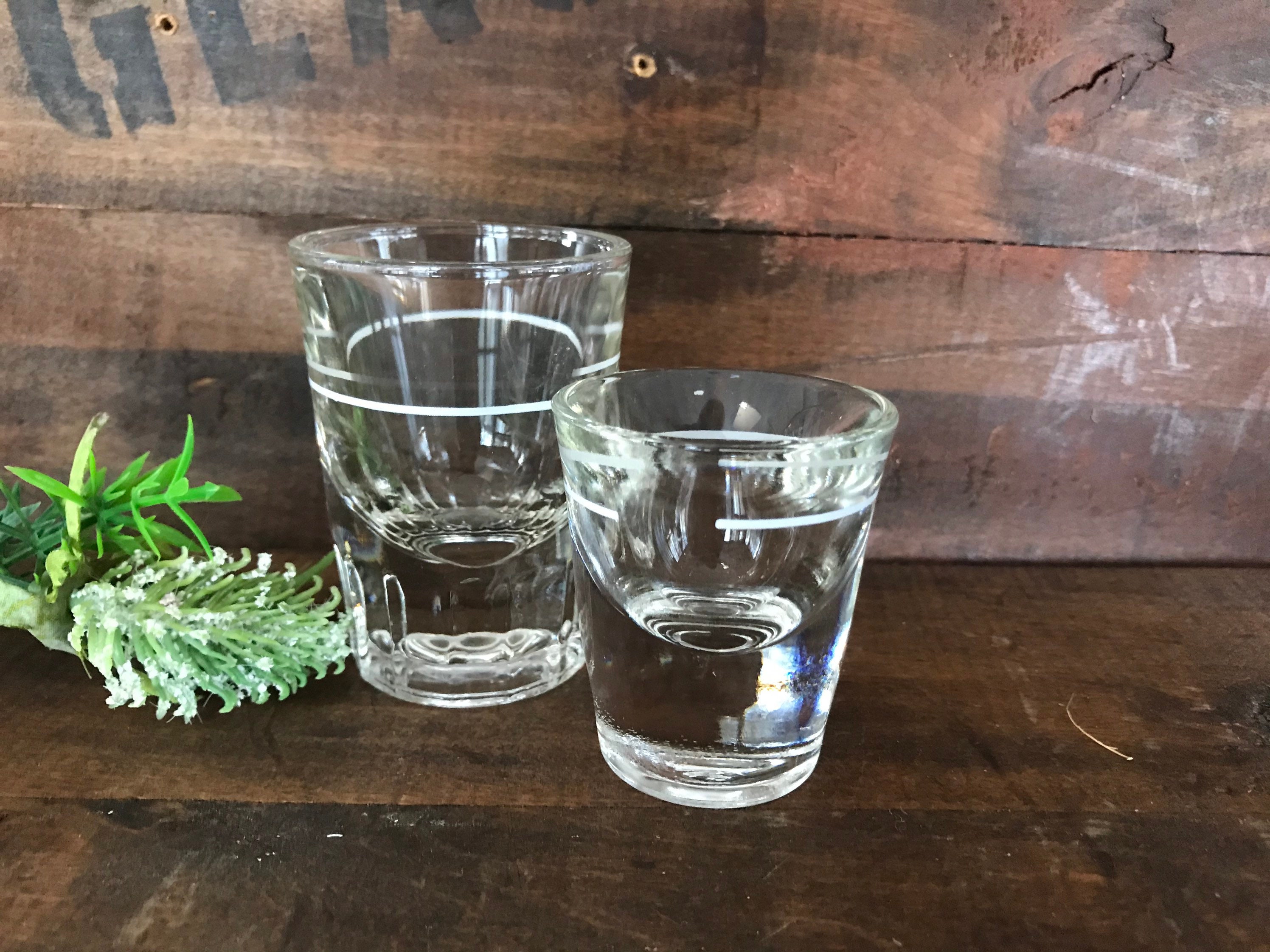 Vintage Libbey Classic Shot Glass Set 1960s1970s Marked Etsy