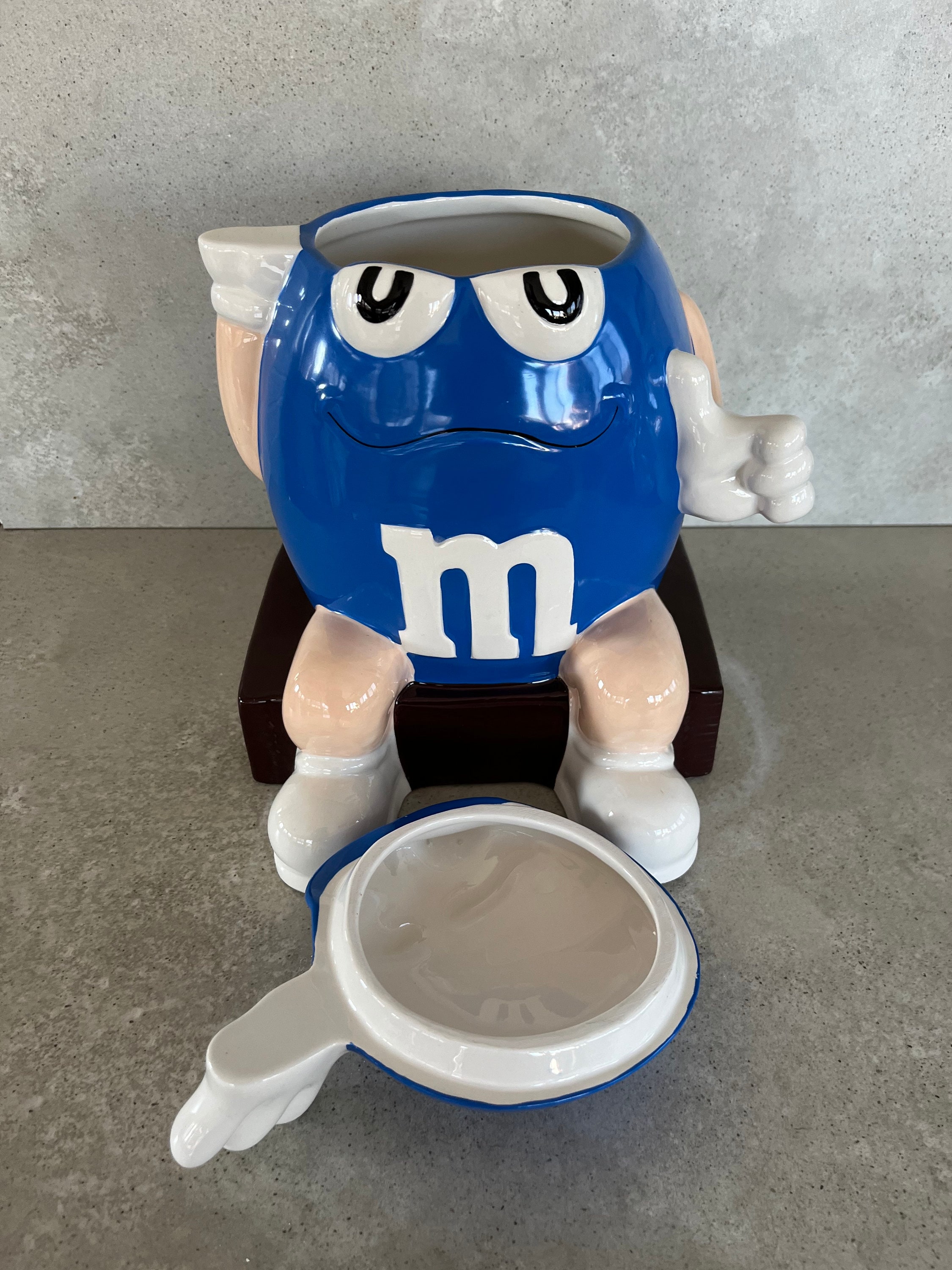 Collectible Vintage M&M Peanut Decorative Collectors Cookie Jar