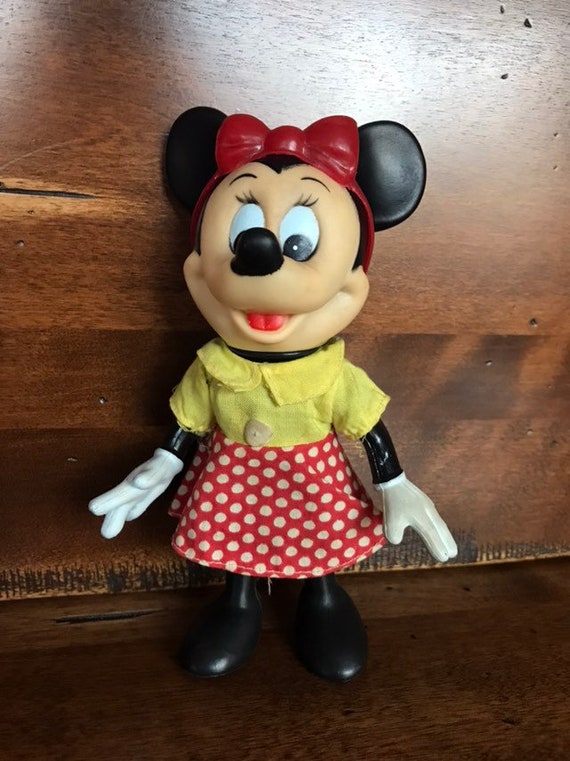 plastic minnie mouse doll