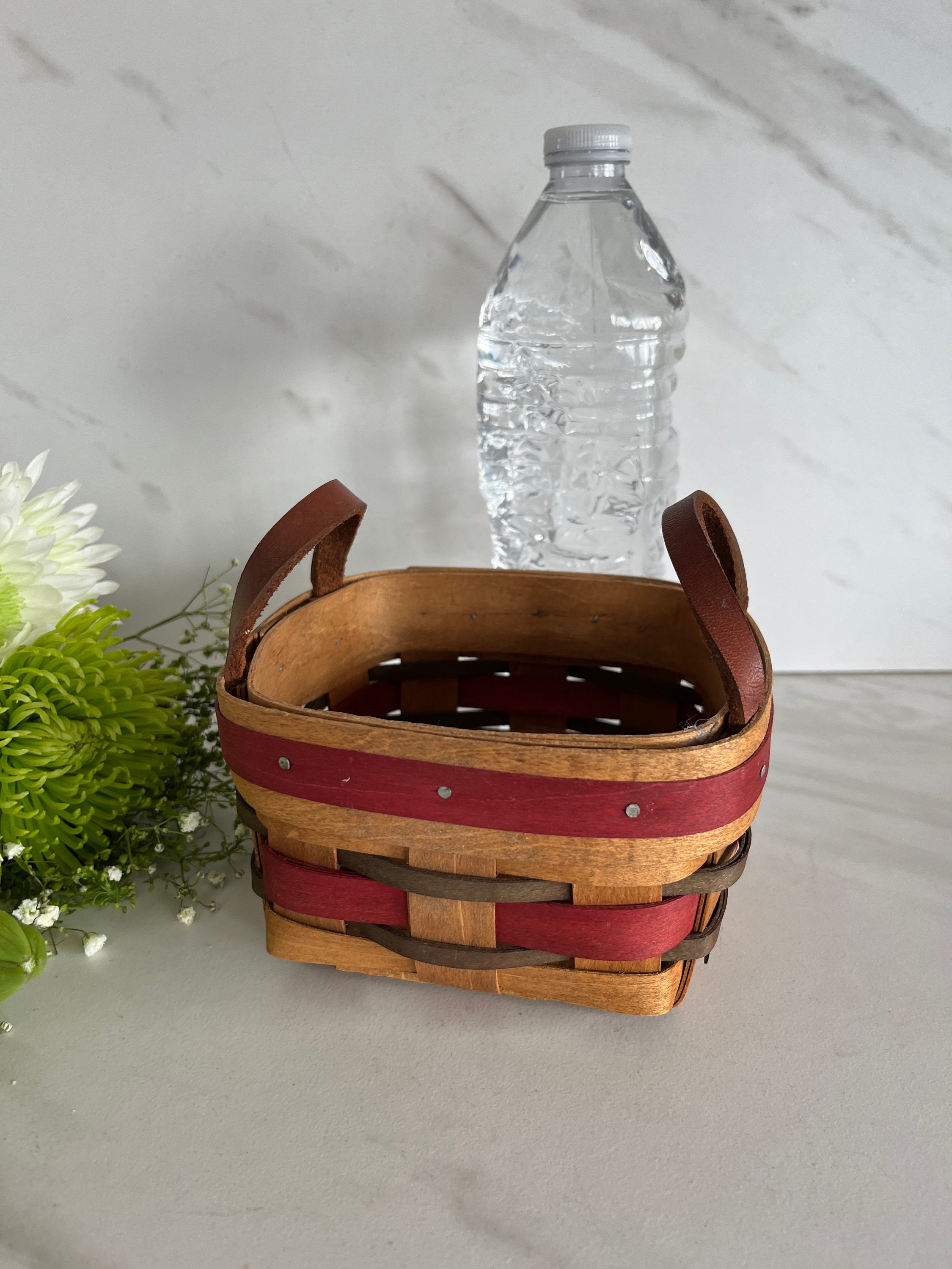 Vintage Gerald Henn Warren Ohio “workshop” Basket Small Square