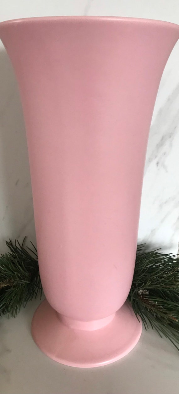 Large Mid Century Haeger Vase Pink Vase Gorgeous 13 Royal Haeger Pink Vase