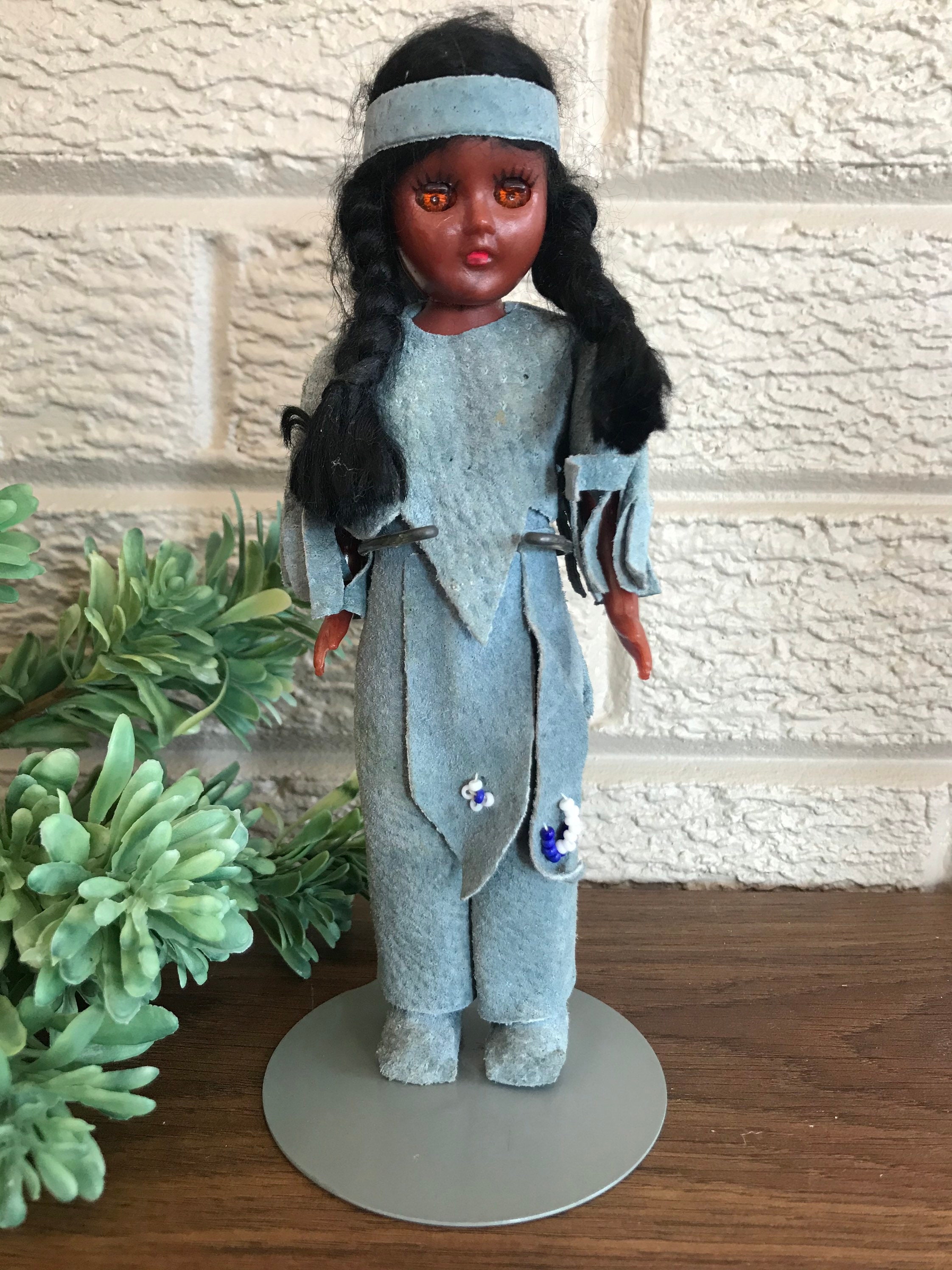 Native American 8” Doll 1960's Carlson Doll - Etsy Israel