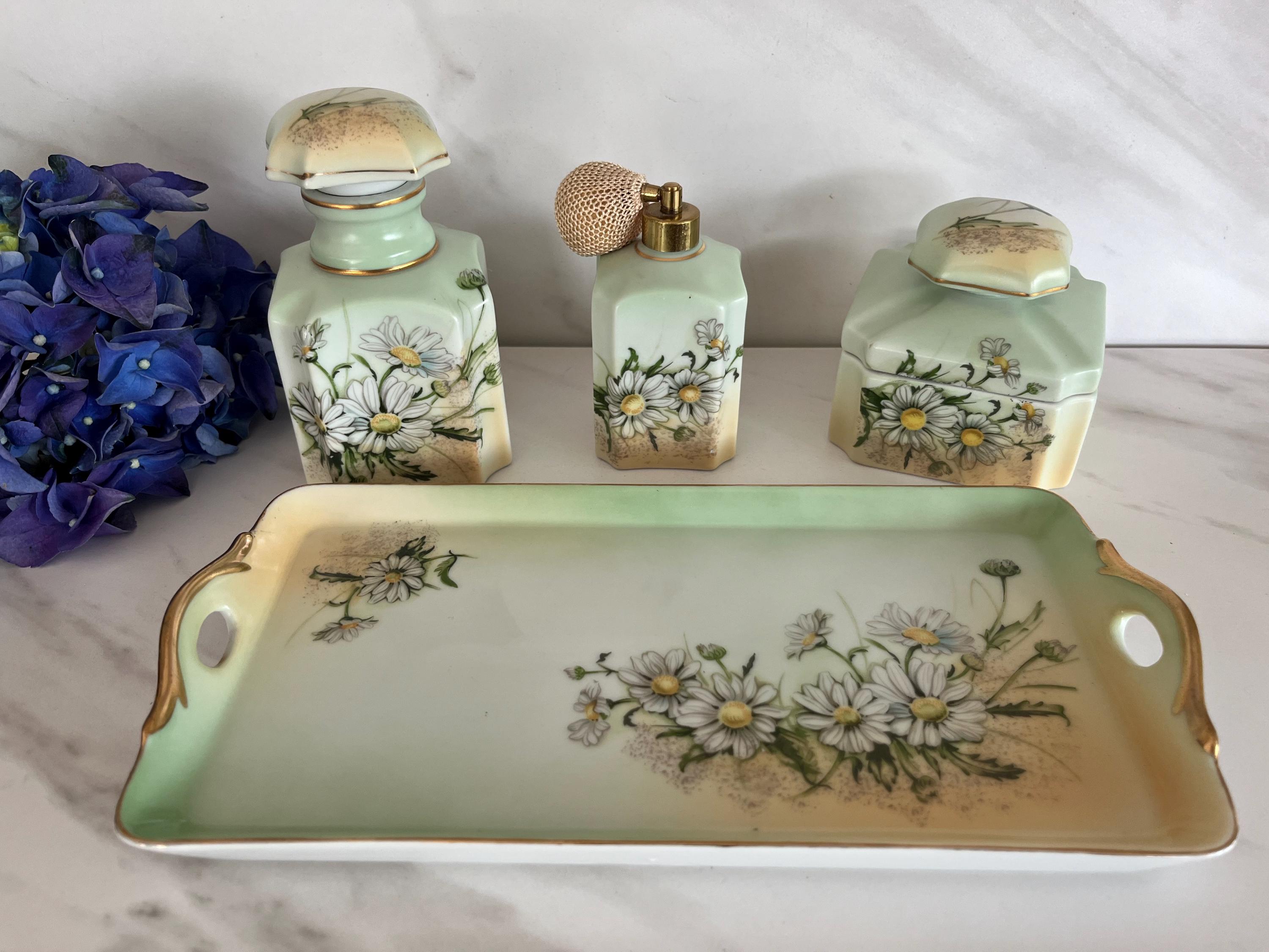 【国内配送】 Vanity Limoges Set Etsy - アンティーク雑貨