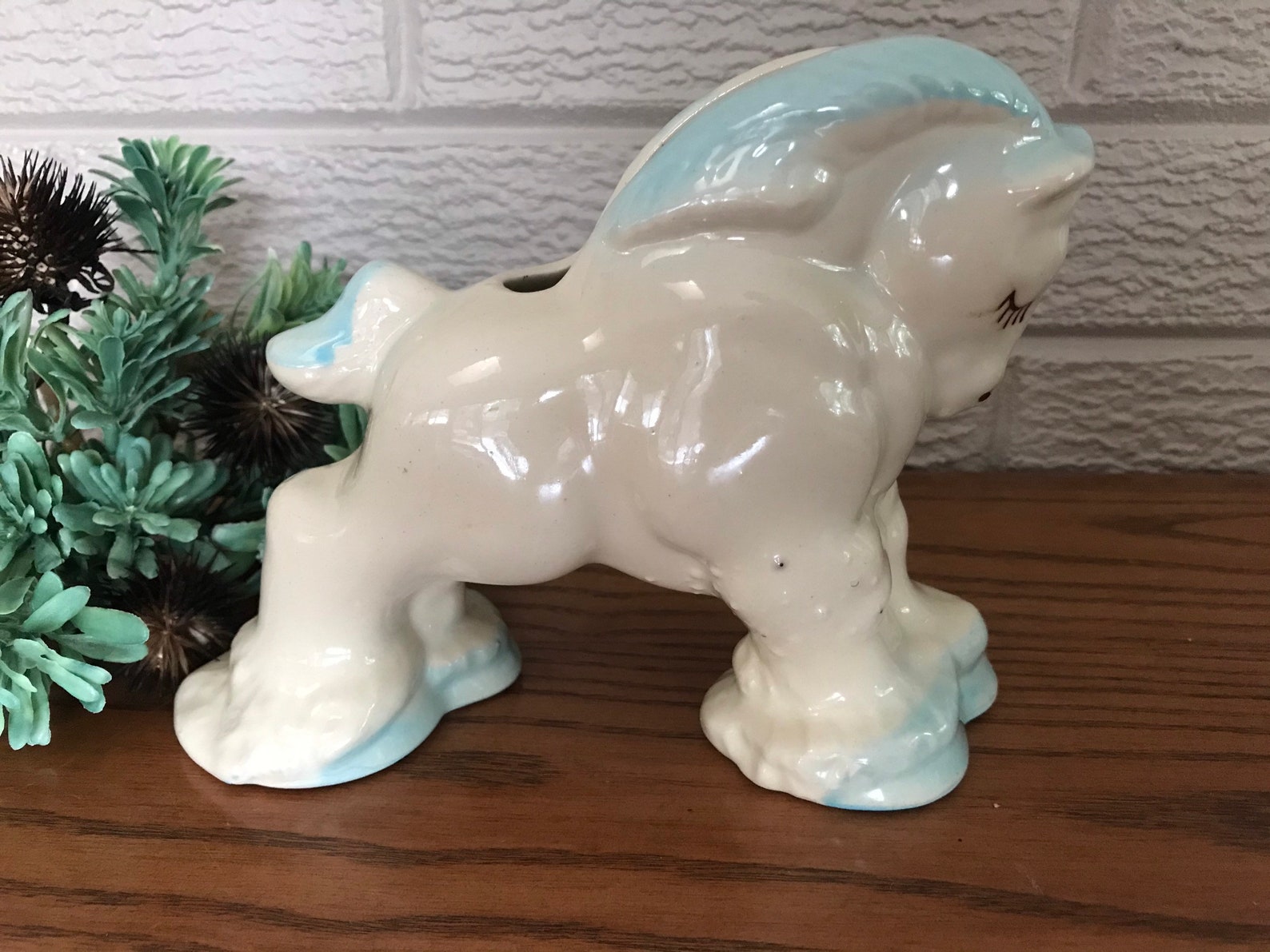 Rare California Walker Pottery Horse Stallion Planter Etsy