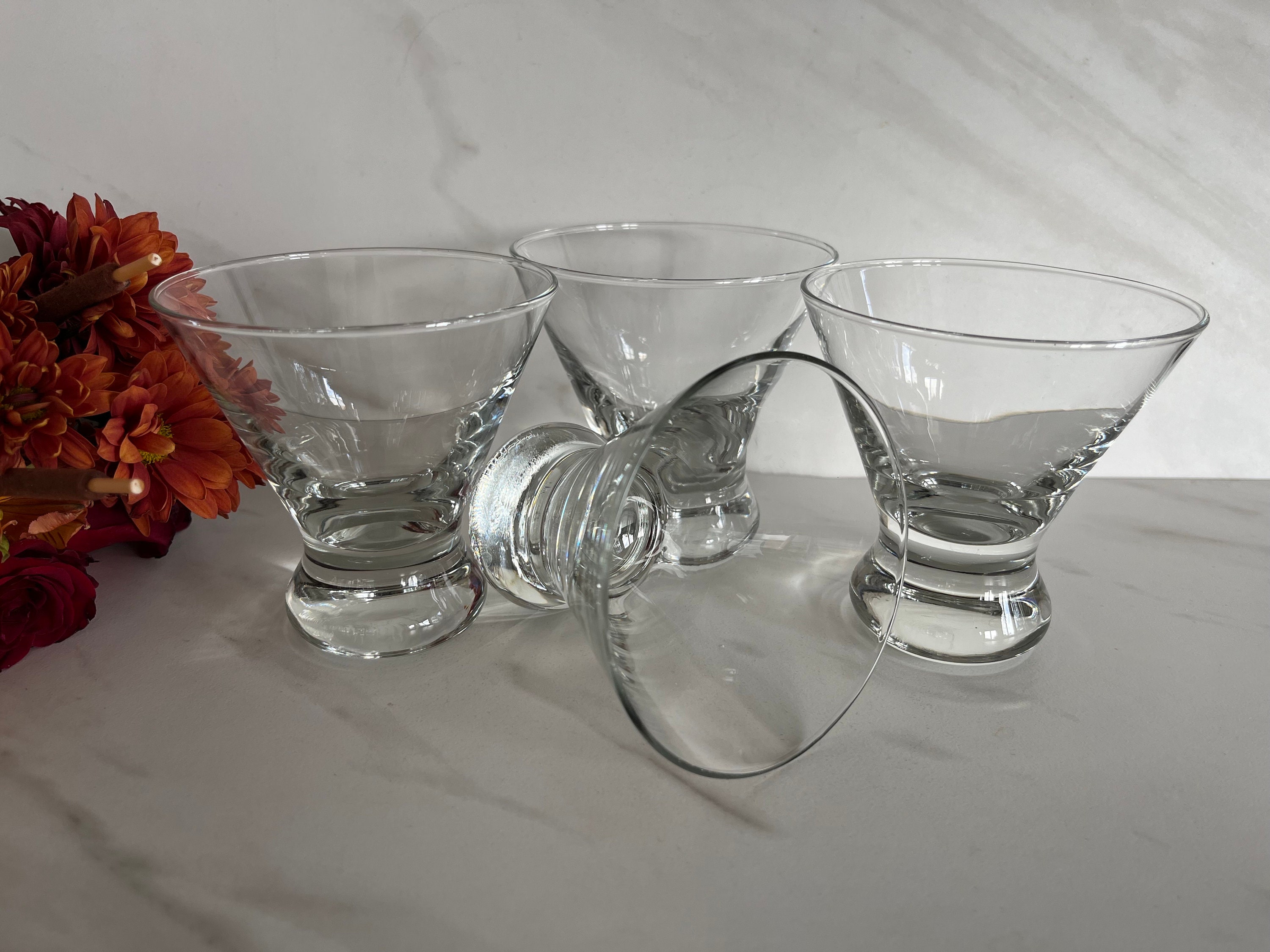 Oakmont Custom Stemless Martini Glass