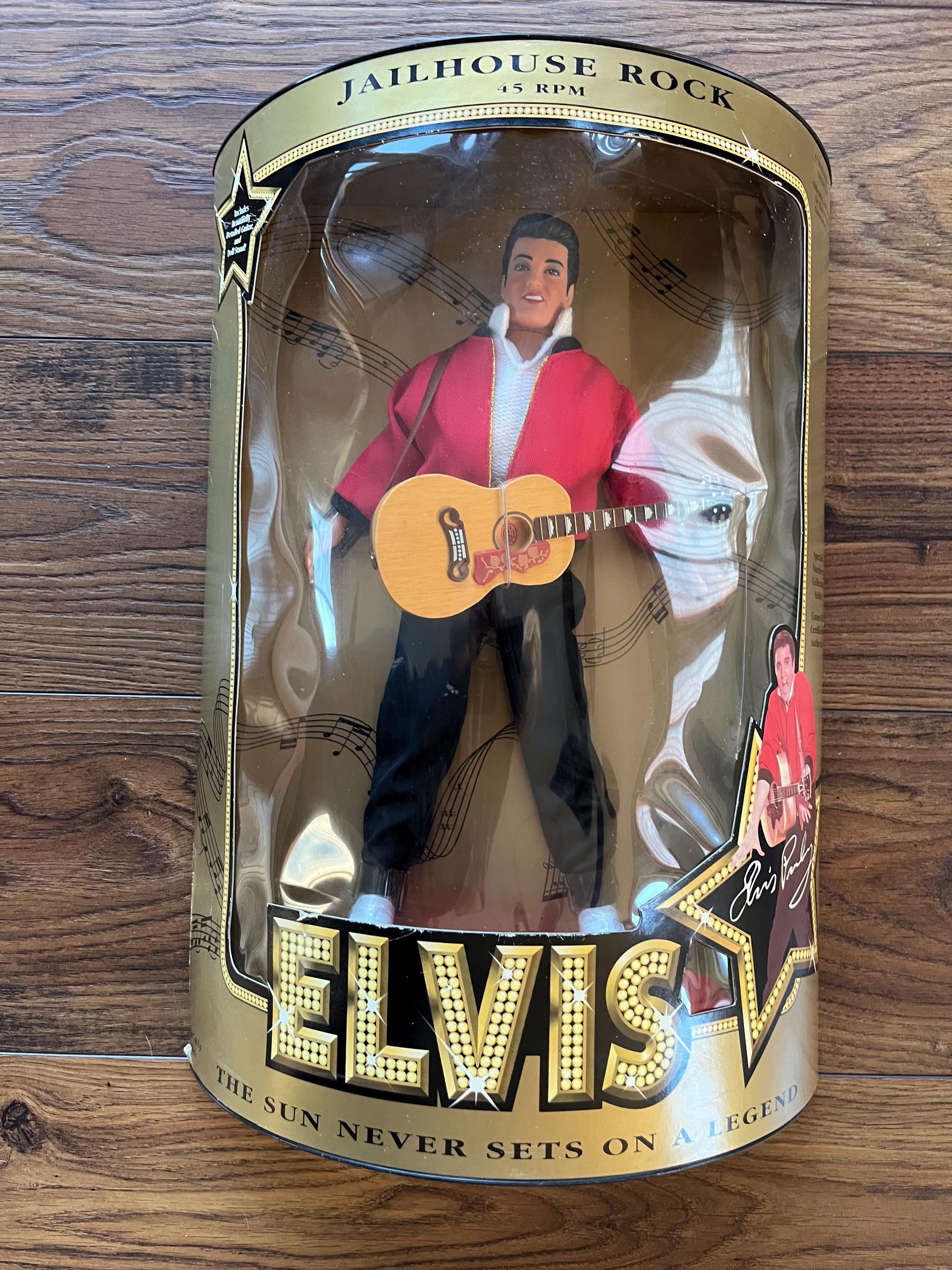 Elvis Presley Jailhouse Rock Elvis Doll. Original Box. Never