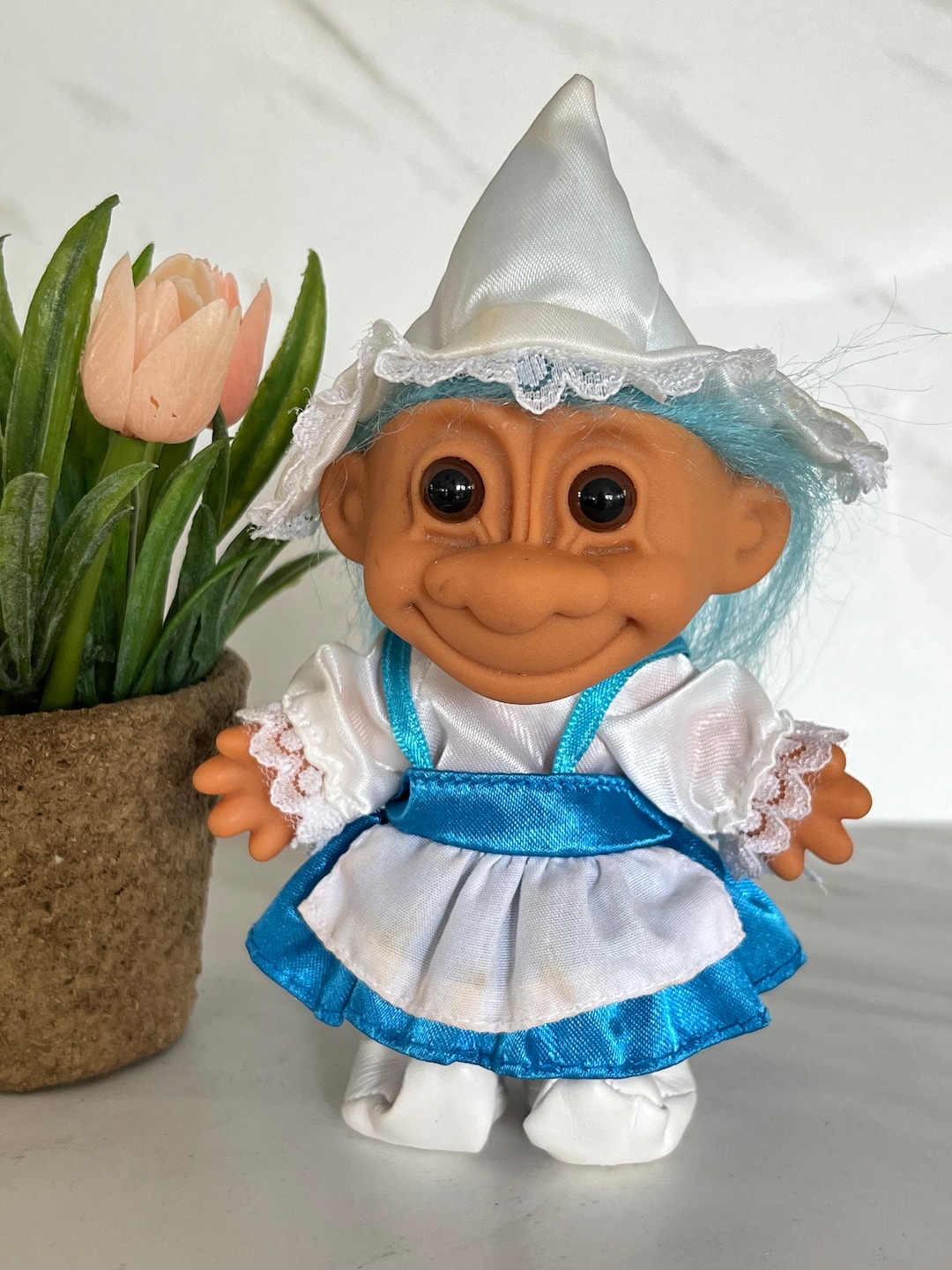 Poupée Troll Mariée Russ Berrie 1990