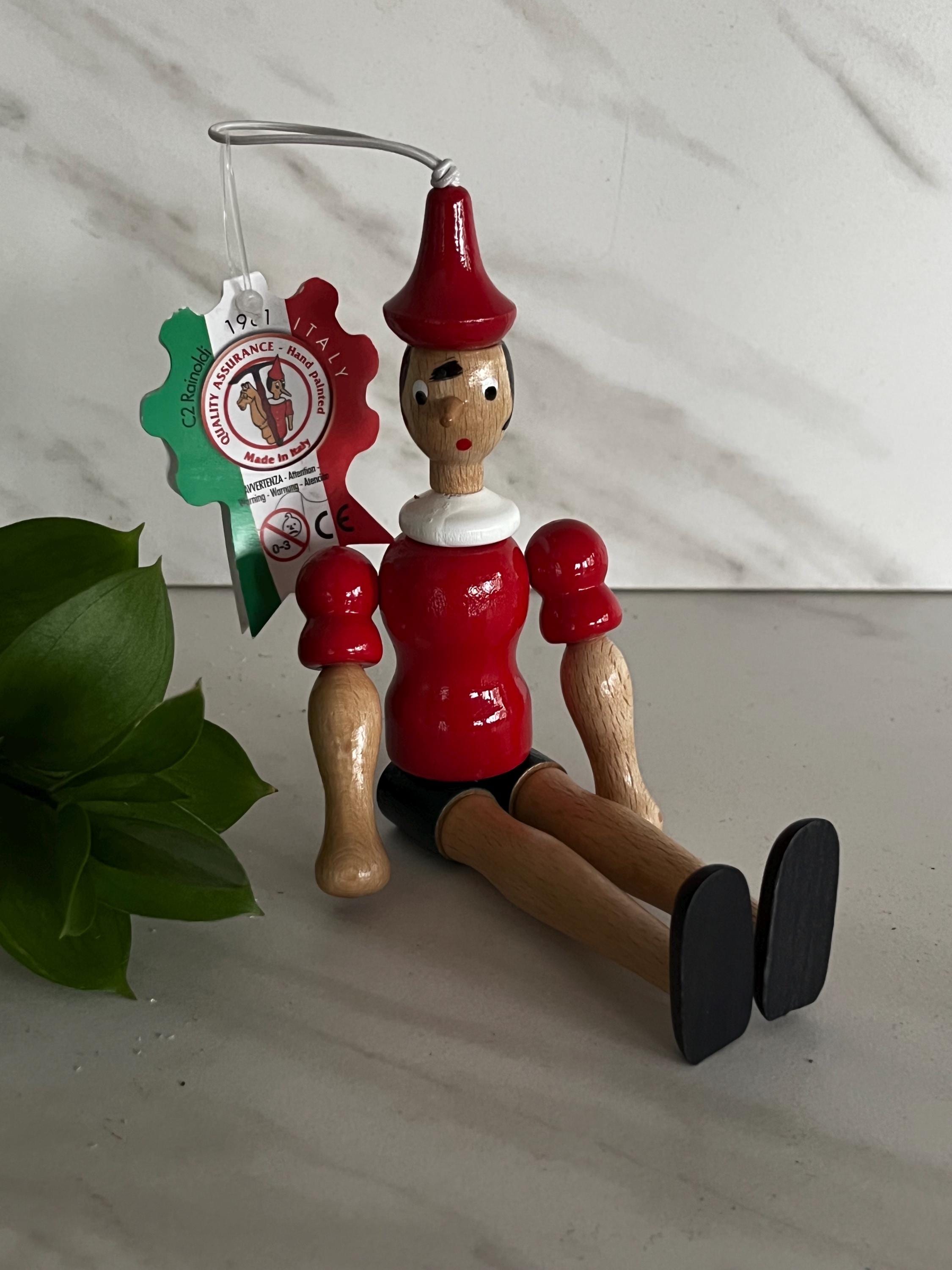 Vintage Italian Wooden Pinocchio - Etsy