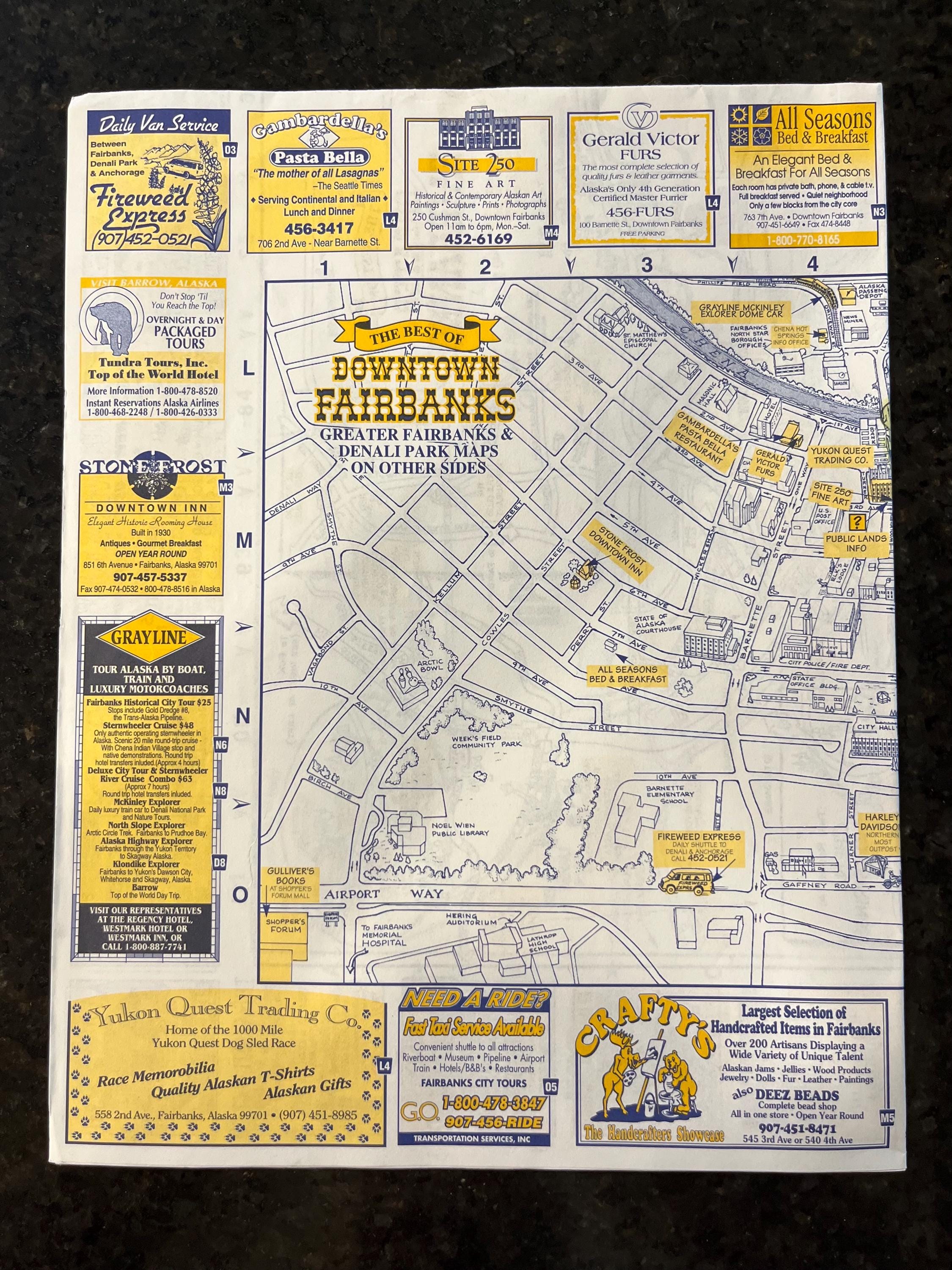アラスカ パンフレット Alaska Vintage Souvenir Road Maps and Tourist Pamphlets and