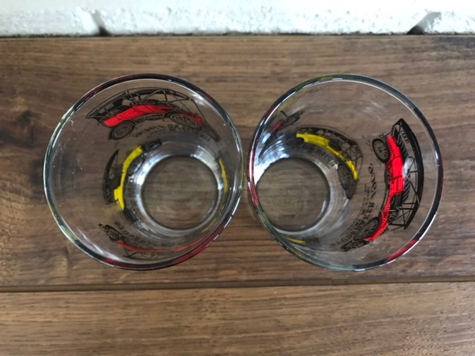 1960's Swanky Swigs Libbey Glass Vintage Car Glasses With Etsy