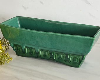 Haeger Pottery Vintage Rectangular Planter or Vase. Stamped Haeger USA. on bottom# 3774-A. 1950’s