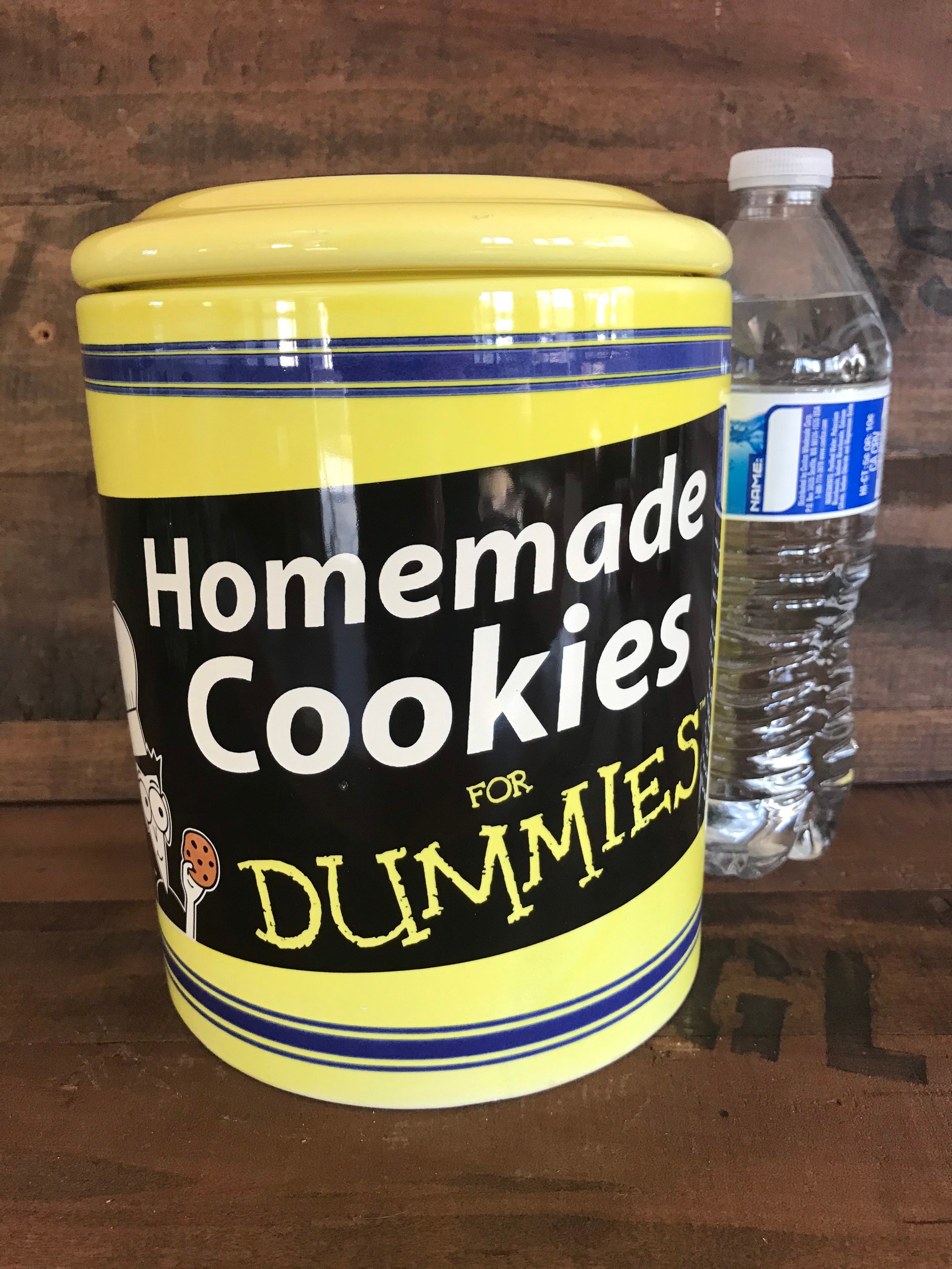Vintage Cookie Jar for Dummies Homemade Cookies For Dummies Etsy.de