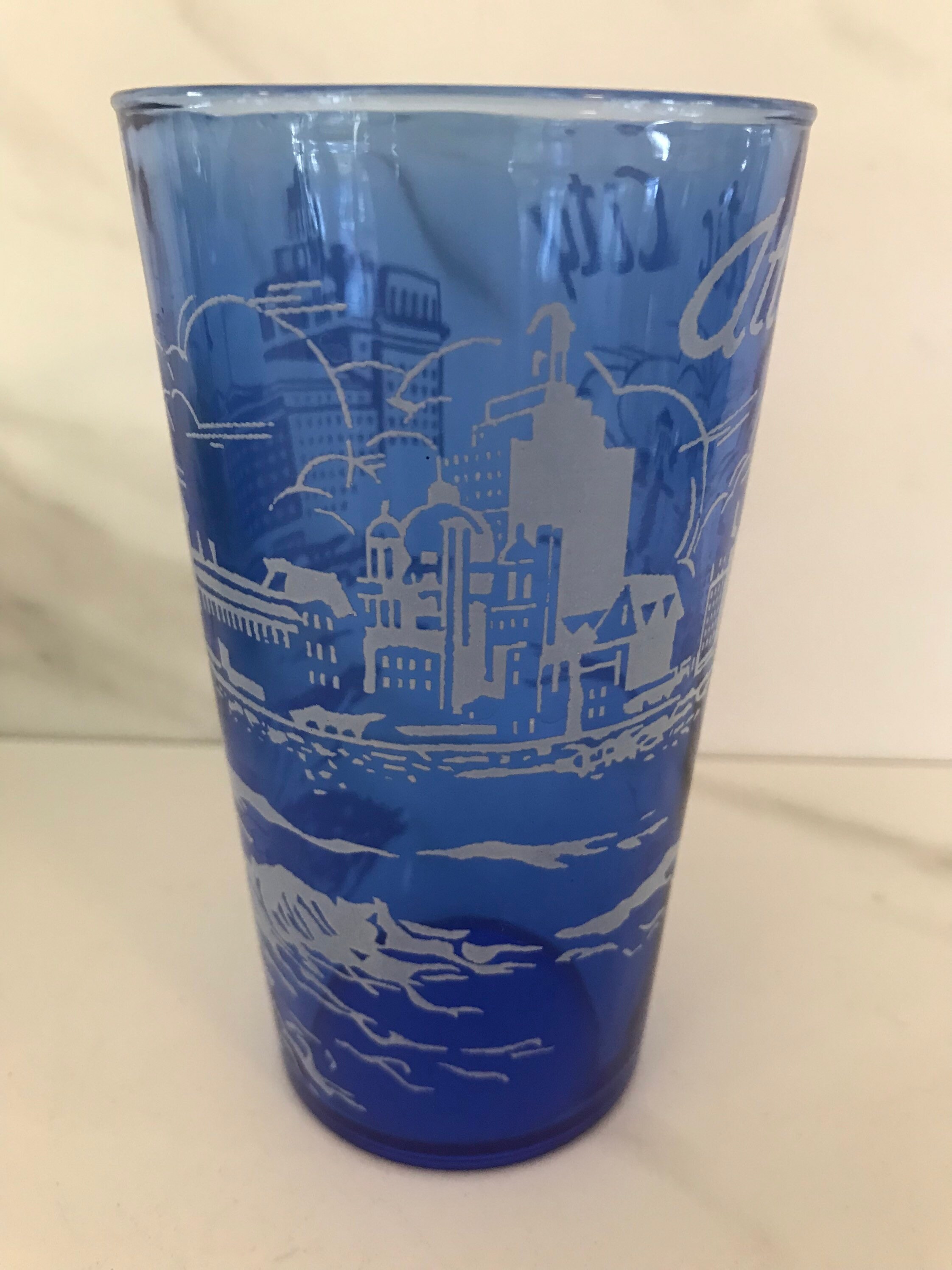 Atlantic City Antique Hazel Atlas New Jersey Vintage Ritz