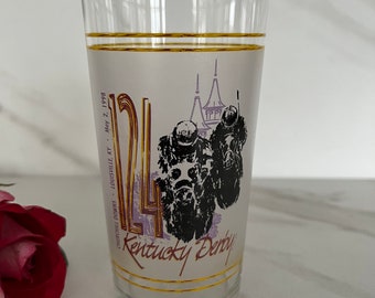 Kentucky Derby Official Mint Julep Churchill Downs Souvenir Glass 1998 #124 Libbey Glass